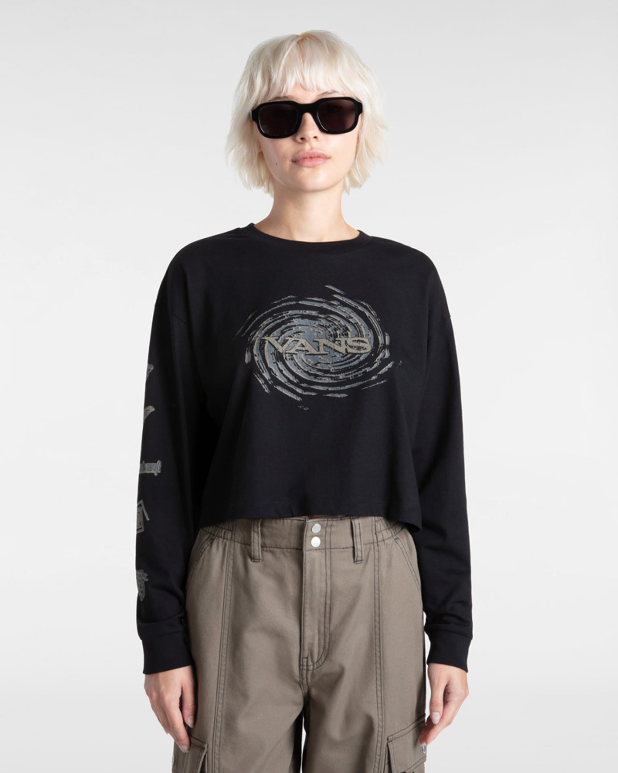 Tshirt  manches longues Breaker VANS Noir ALT2