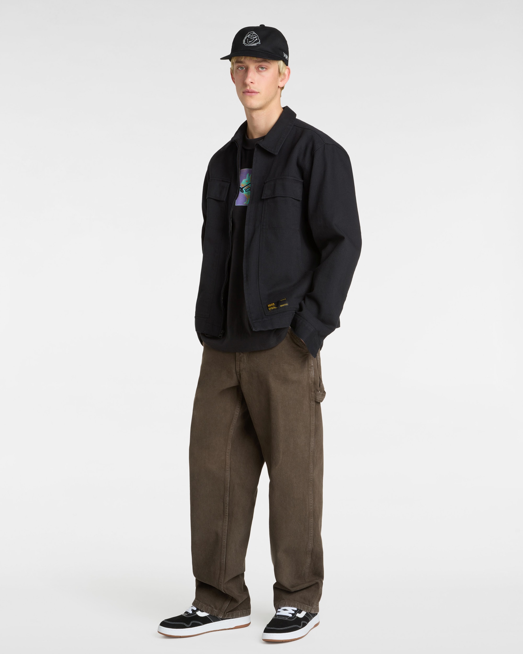 Premium Down the Rabbit Hole TShirt VANS Schwarz ALT4