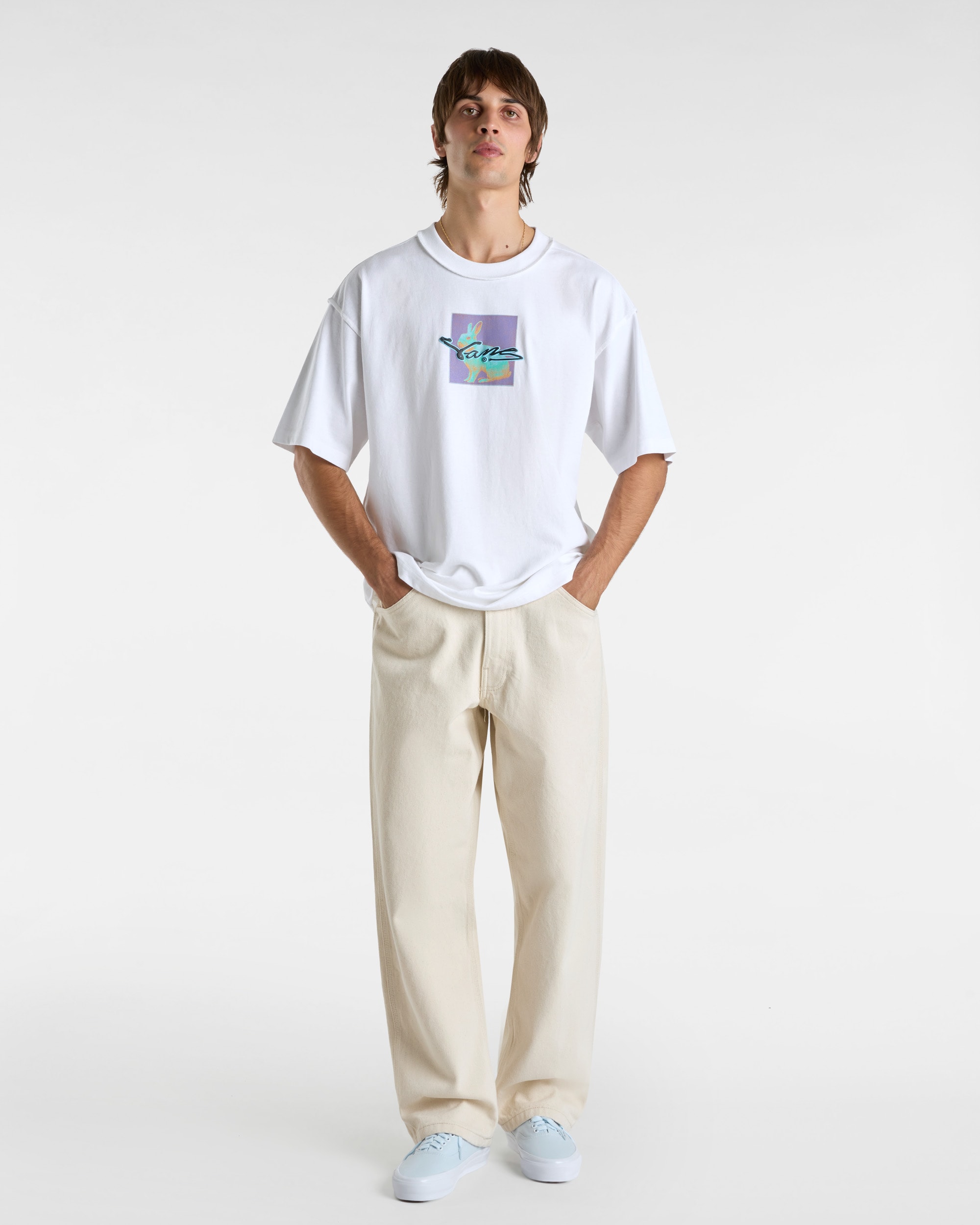 Premium Down the rabbit Hole TShirt VANS White ALT4