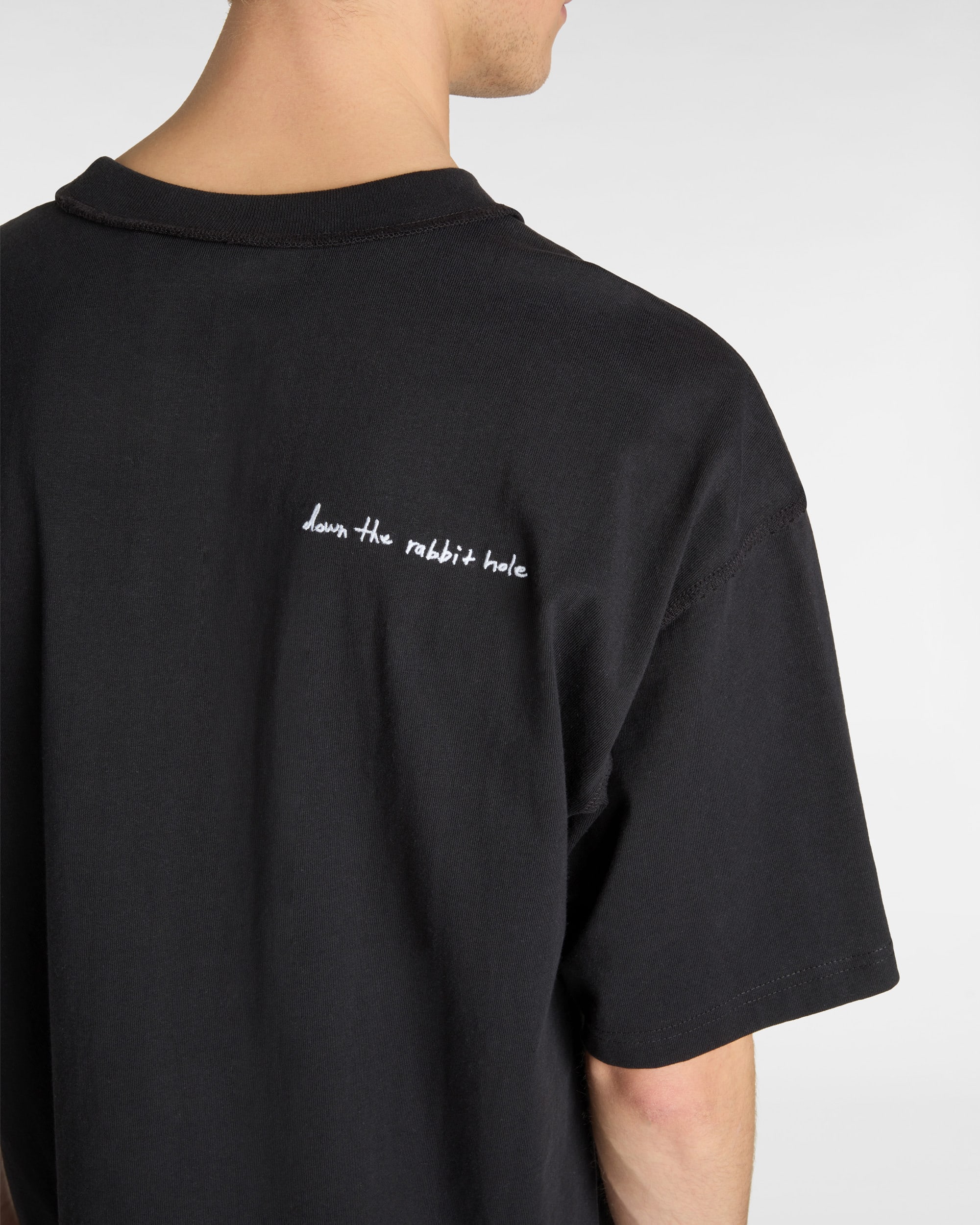 Premium Down the Rabbit Hole TShirt VANS Schwarz ALT6