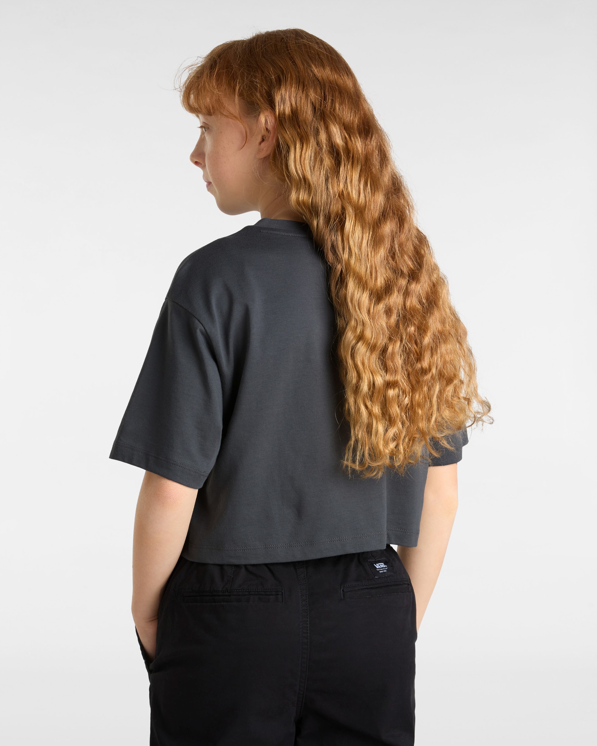 Tshirt Fire In Your Heart Ado 814 ans VANS Gris ALT3