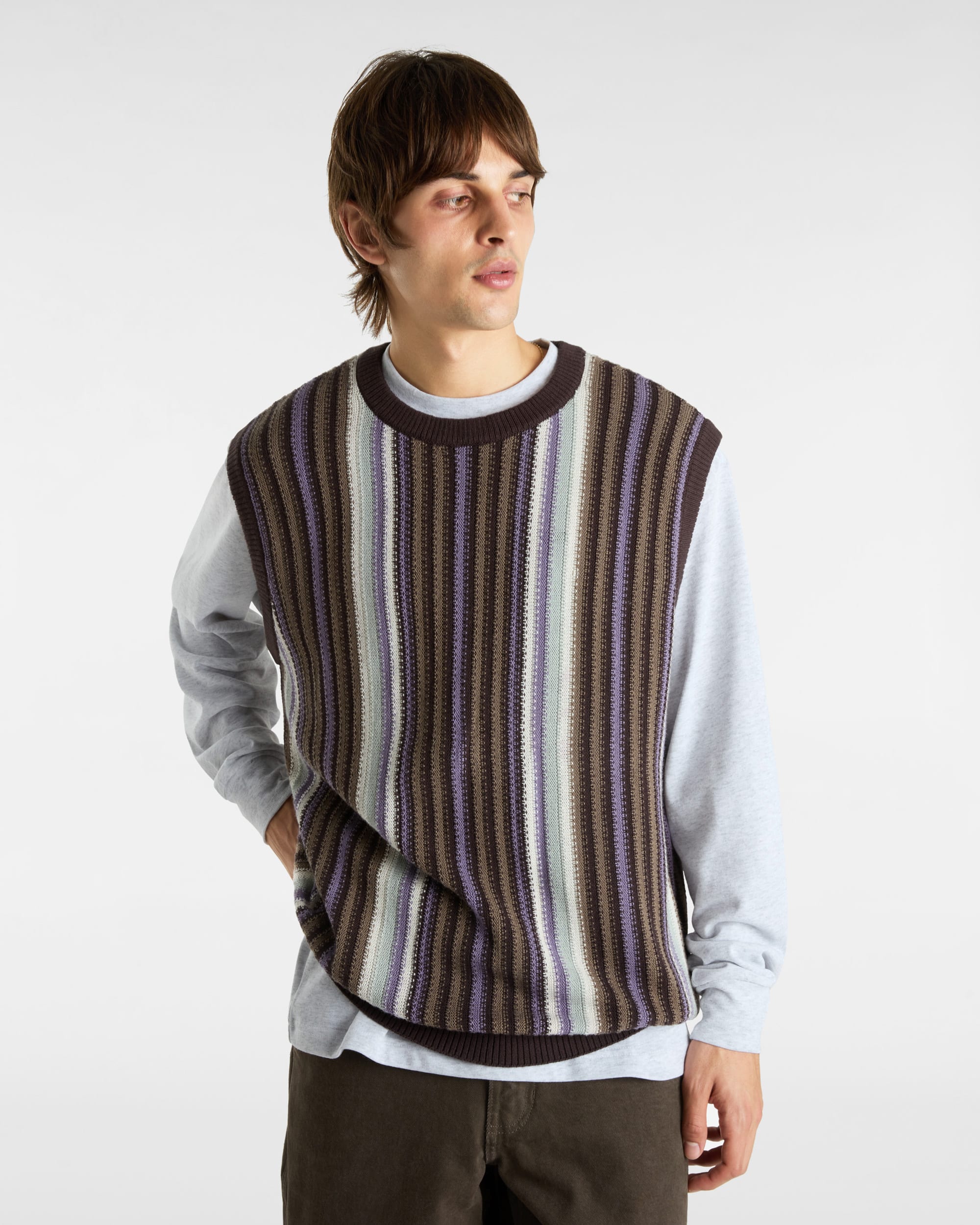 Pull sans manches Samuelson Premium VANS Marron ALT2