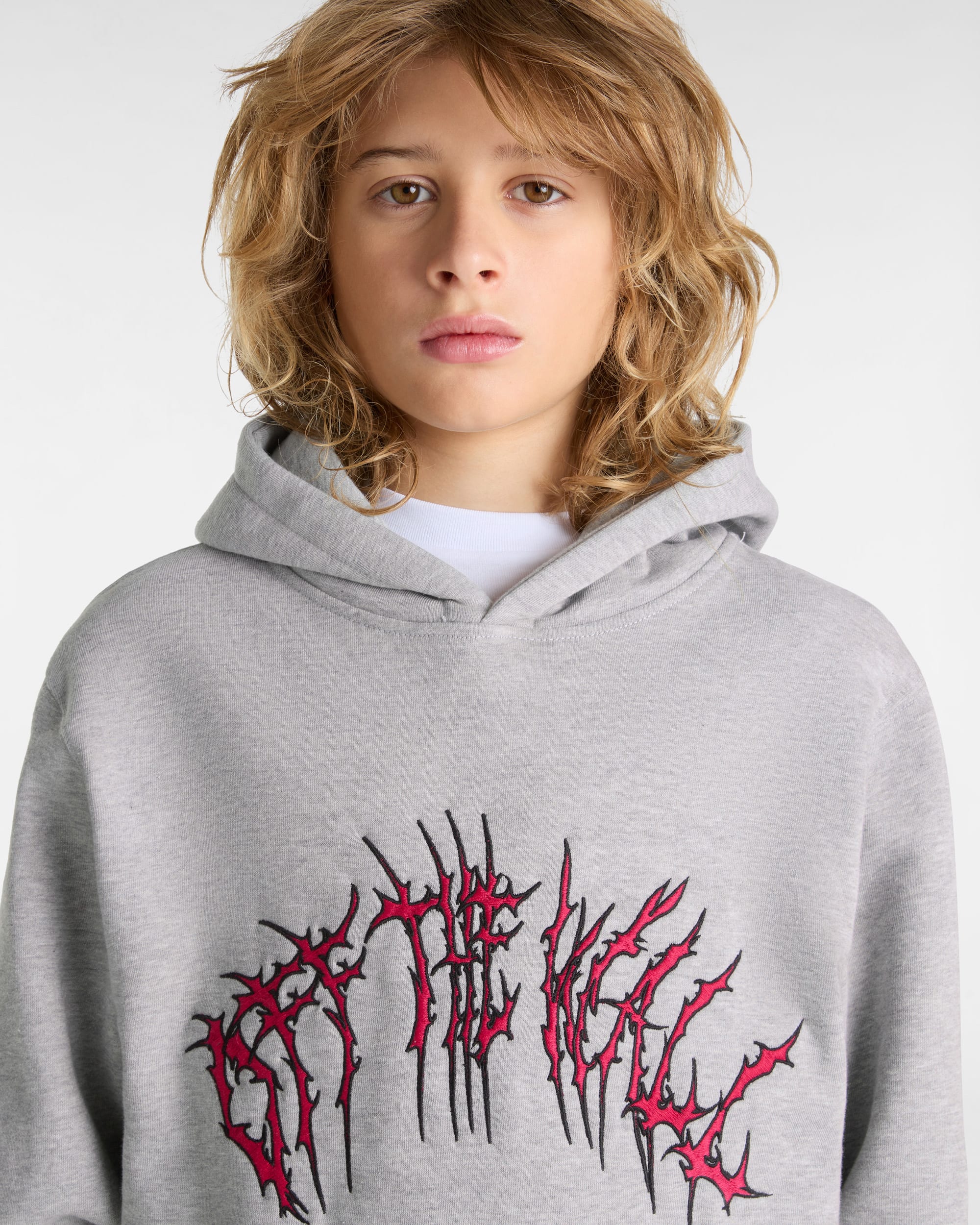 Sweat  capuche Metal Arch Ado 814 ans VANS Gris ALT6