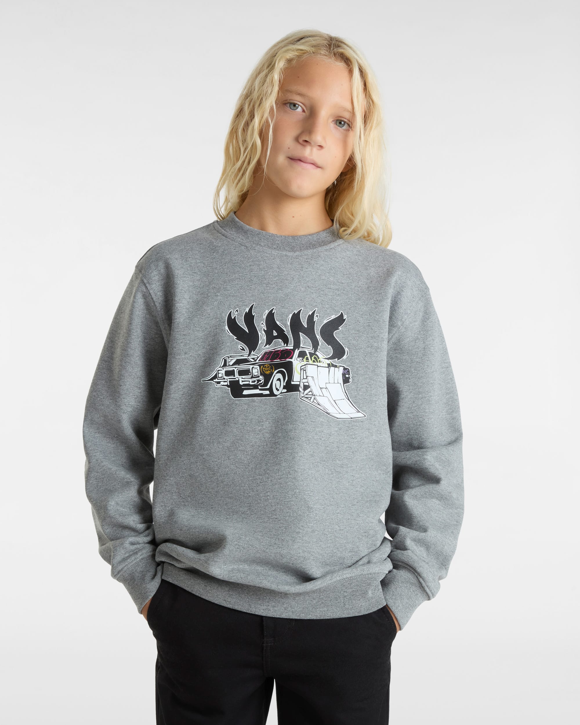 Sweat Copout Loose Crew Ado 814 ans VANS Gris ALT2