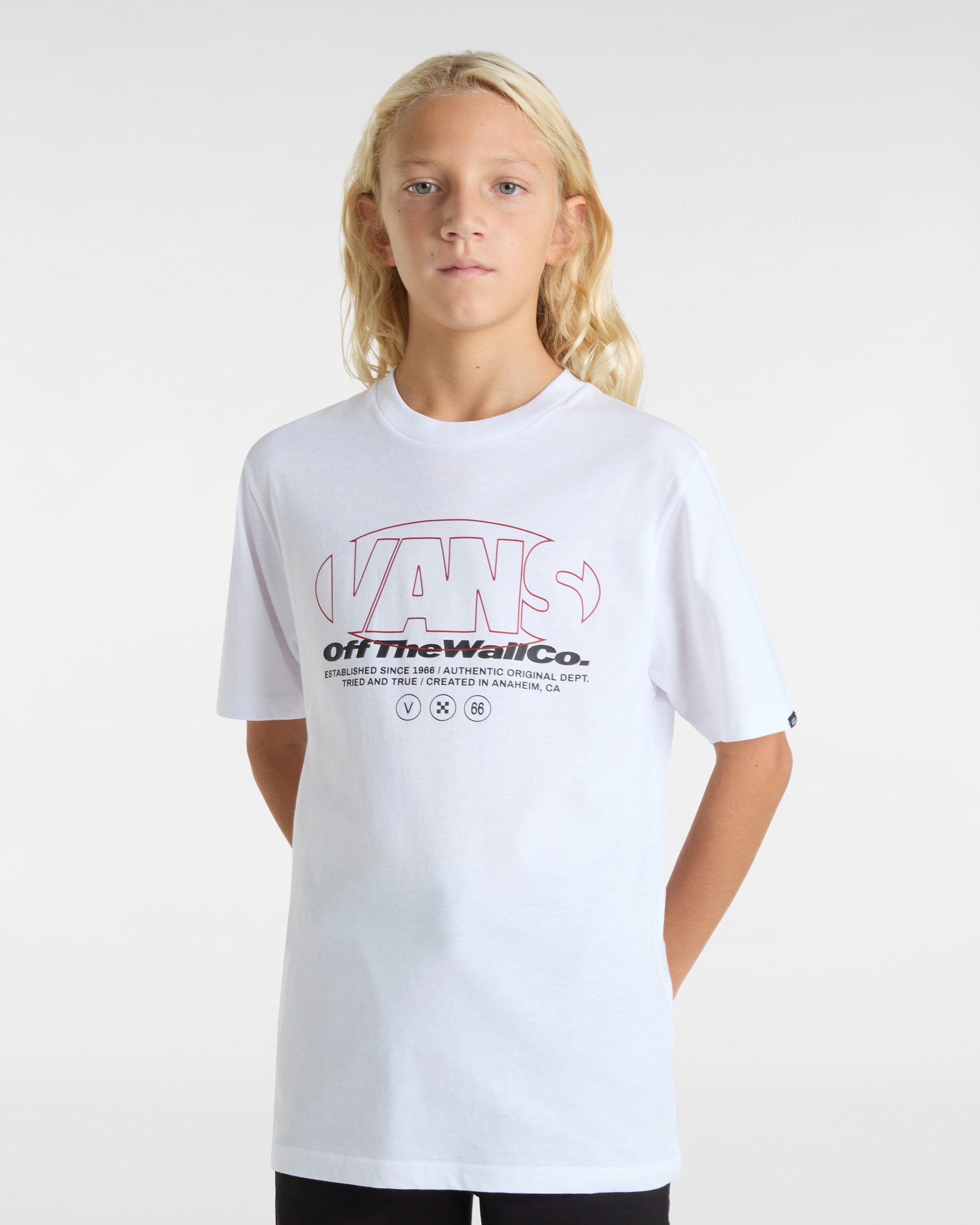 Tshirt Major Type Enfant 814 ans VANS Blanc ALT2