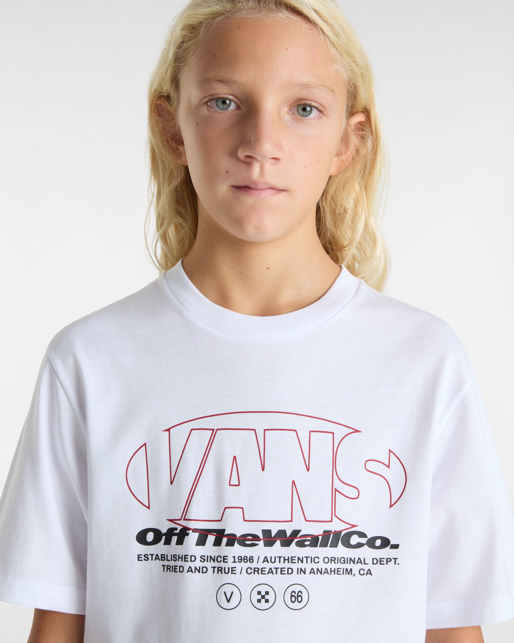 Tshirt Major Type Enfant 814 ans VANS Blanc ALT5