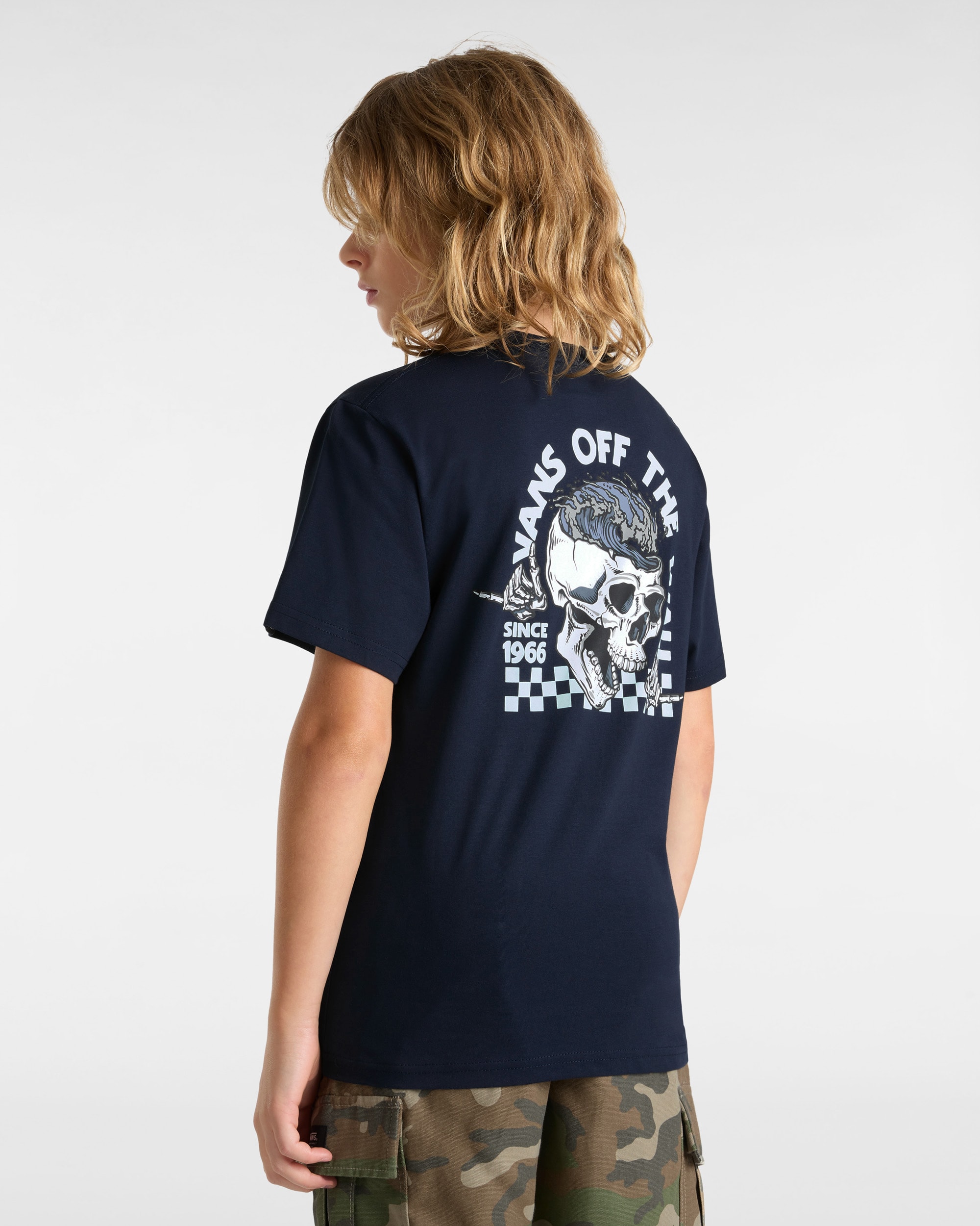 Tshirt Headwaves Enfant 814 ans VANS Bleu ALT3