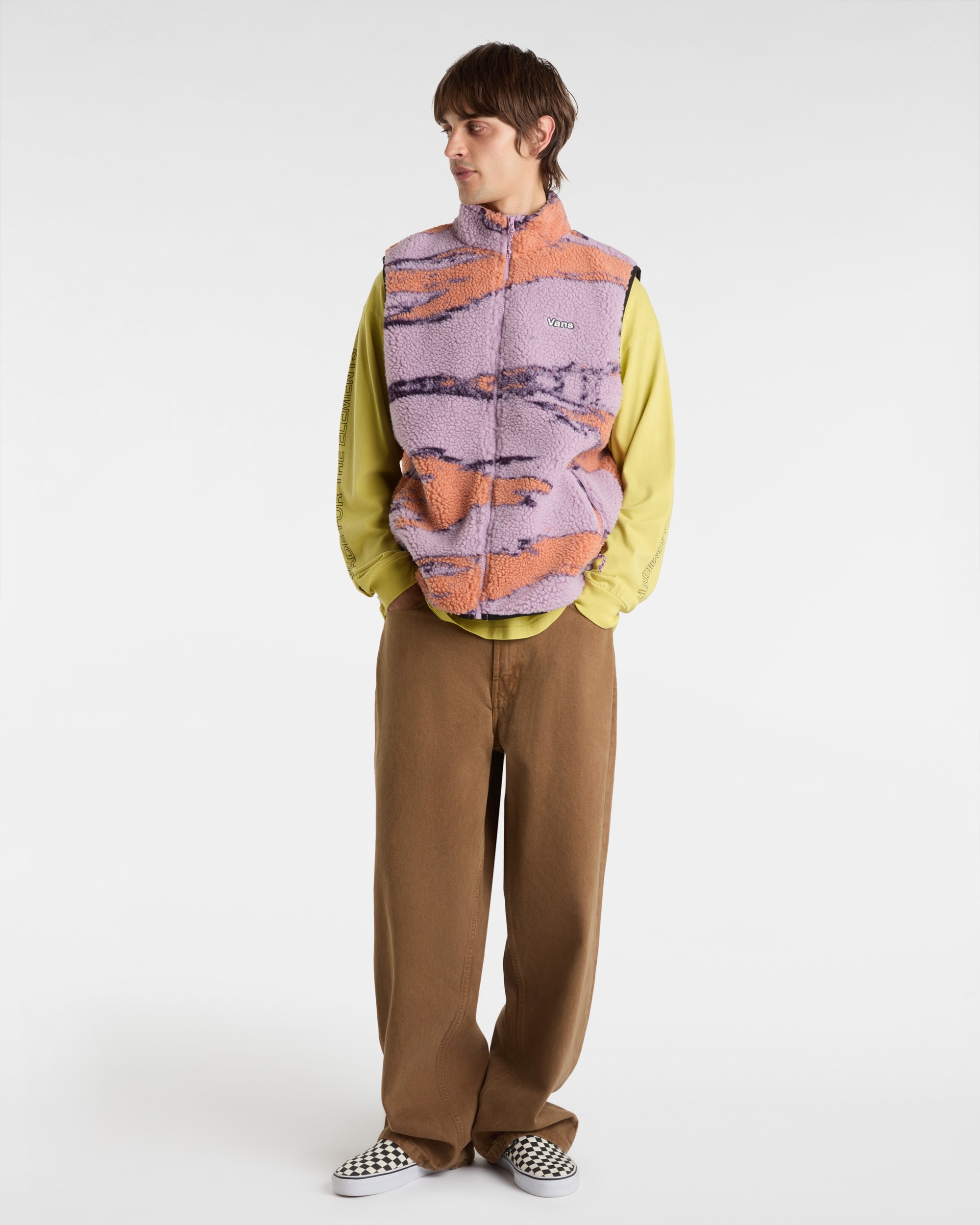 Veste sans manches Slip Stream Sherpa VANS Lilas ALT4