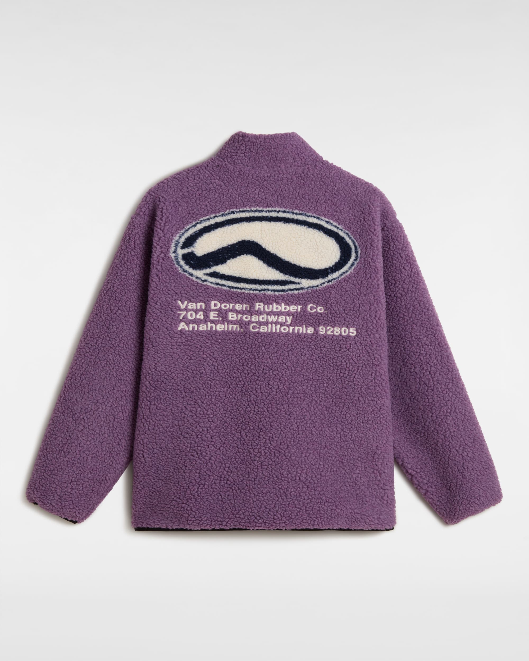 Giacca Sherpa con zip intera Jazzy VANS Viola ALT1