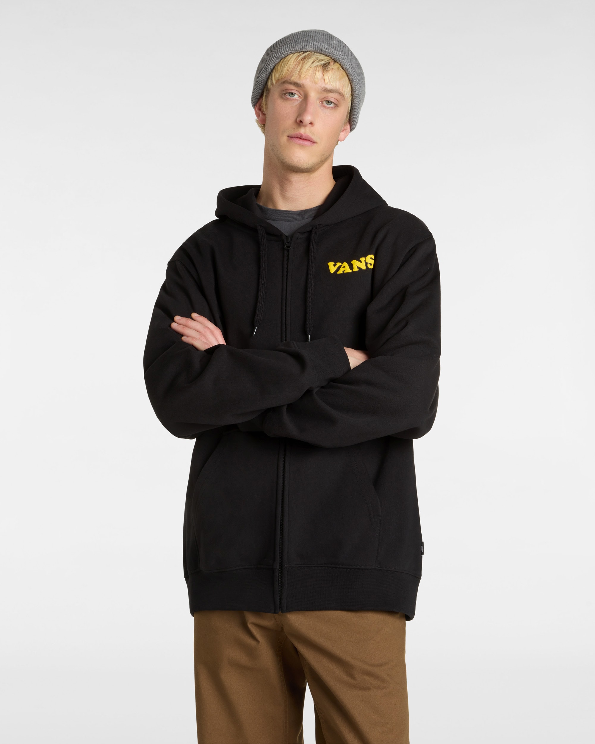 Sweat  capuche zipp Skull La Shaka VANS Noir ALT2