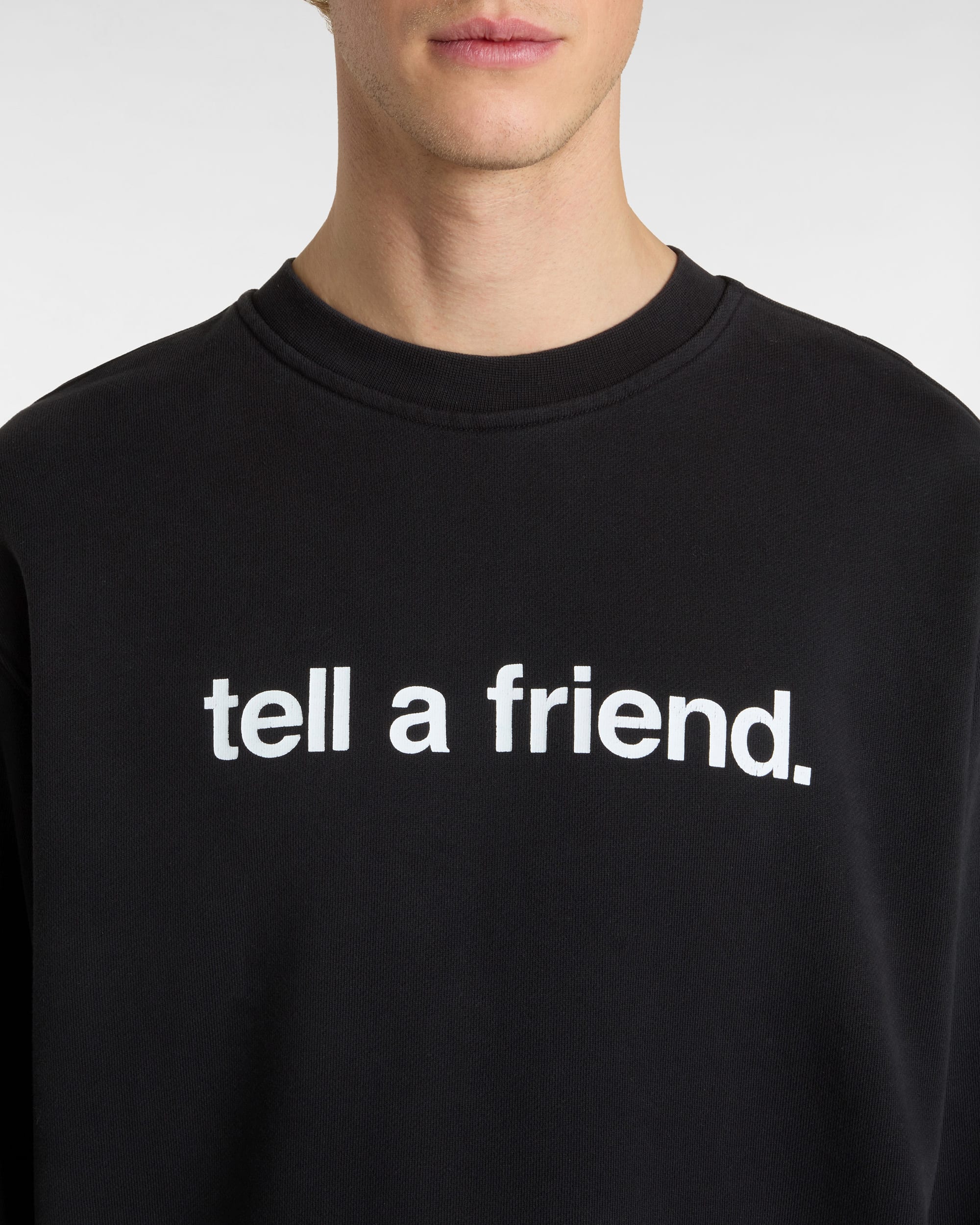 Sweat Tell a Friend Crew VANS Noir ALT5