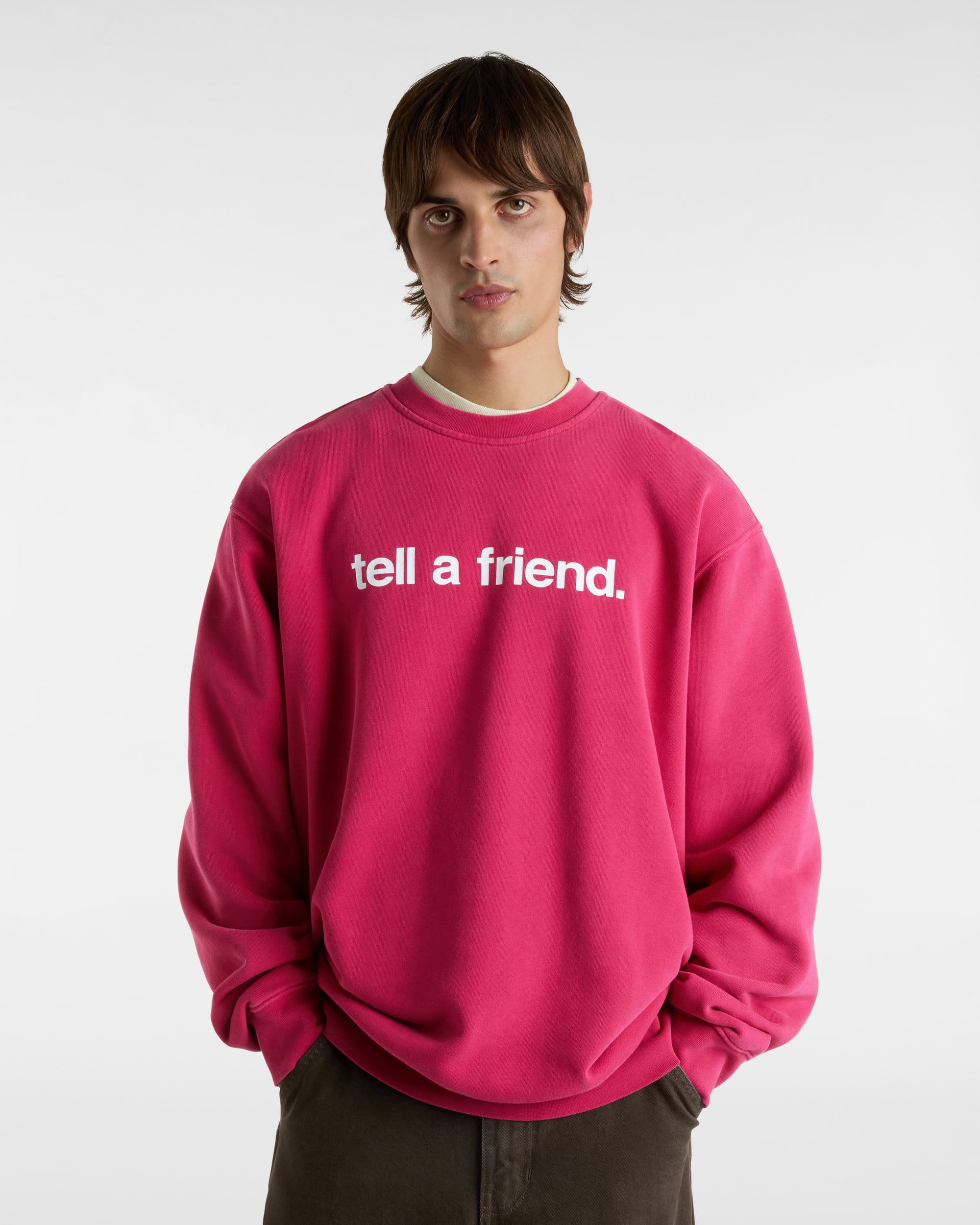 Sweat Tell a Friend Crew VANS Rose ALT4