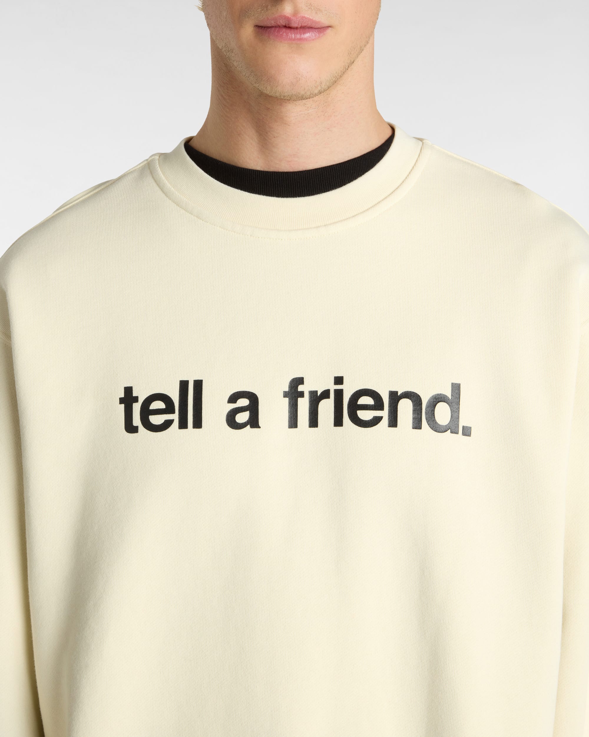 Sweat Tell a Friend Crew VANS Beige ALT6