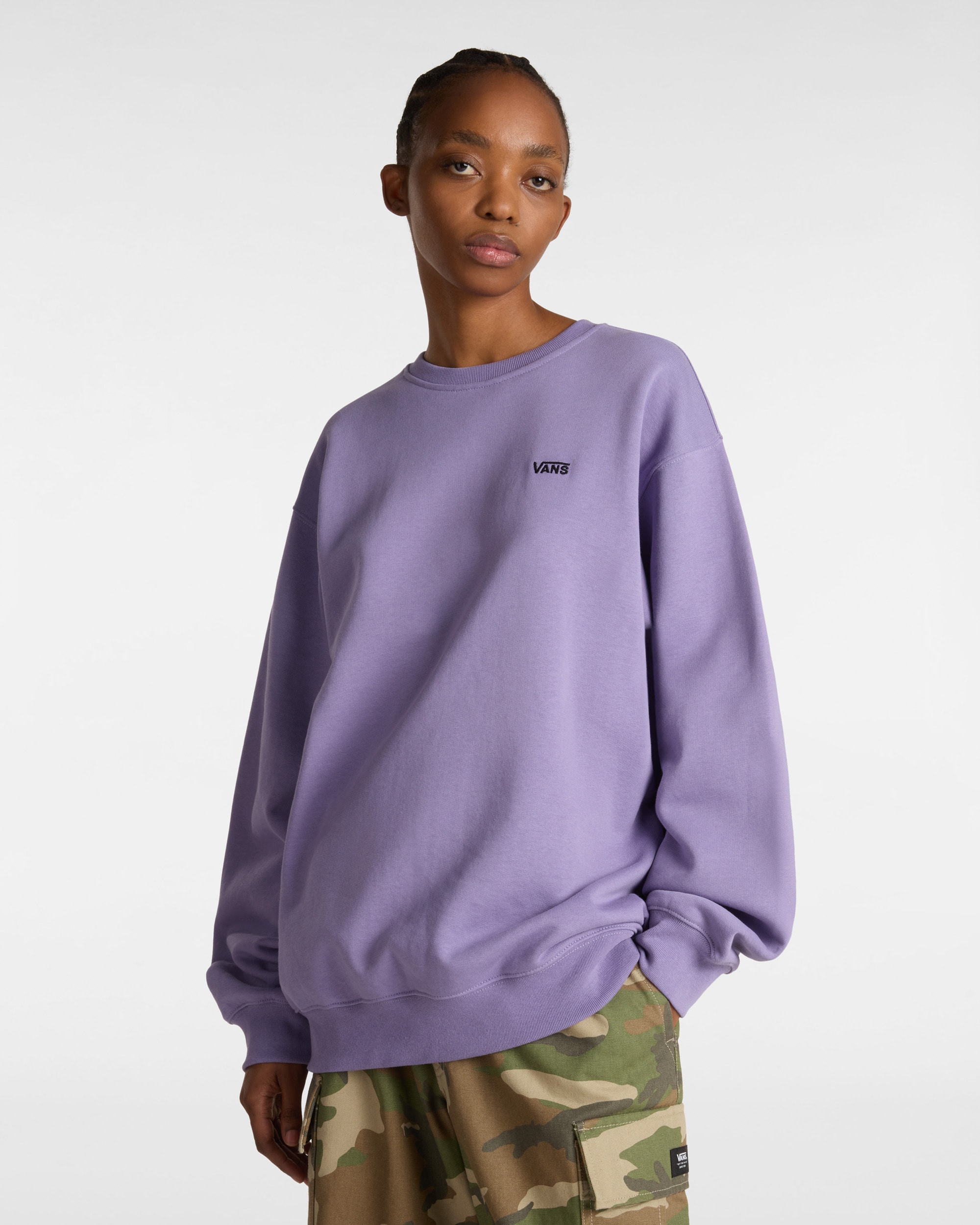 Left Chest II Logo Sweatshirt VANS Purple ALT8