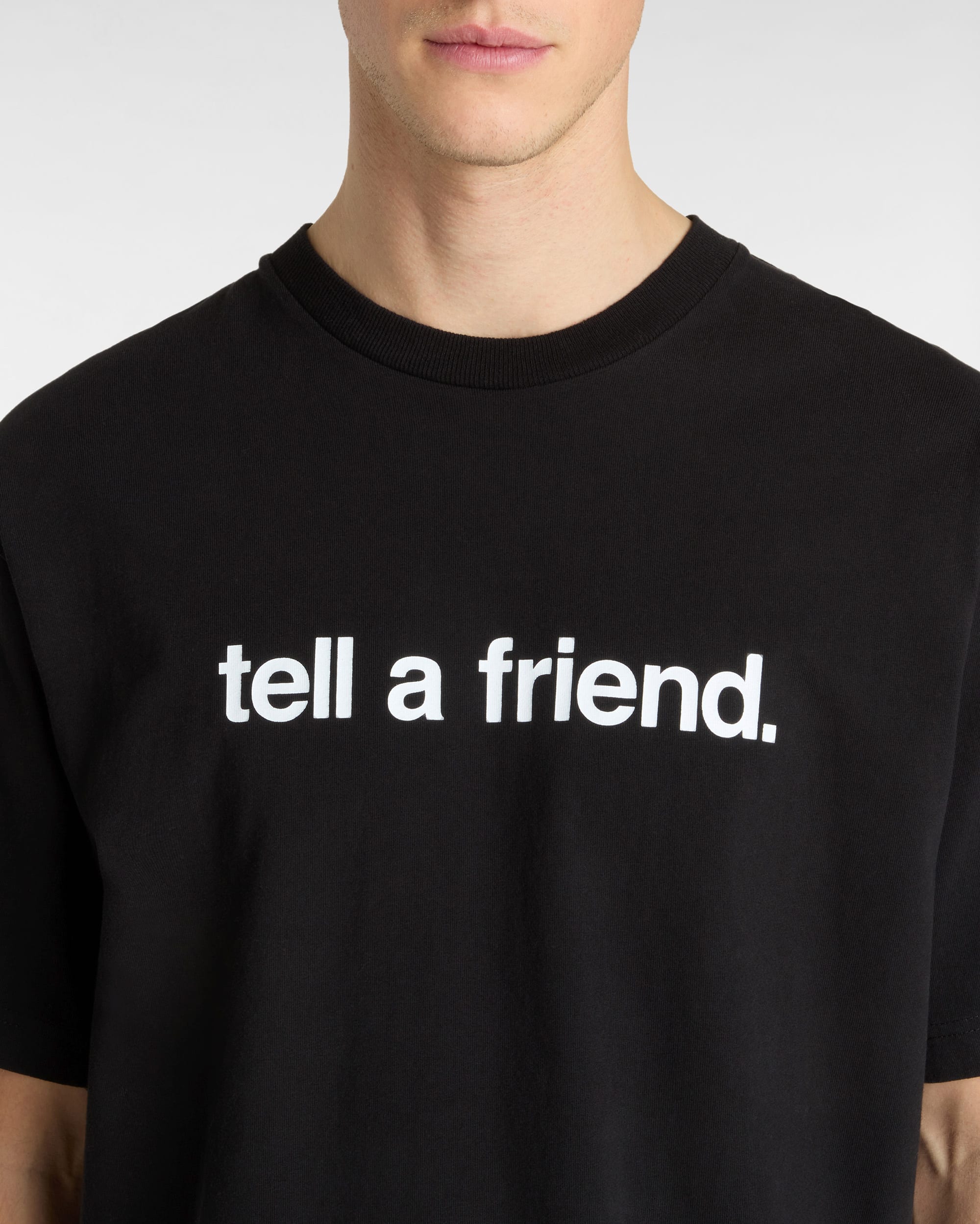 Tshirt Tell a Friend VANS Noir ALT5