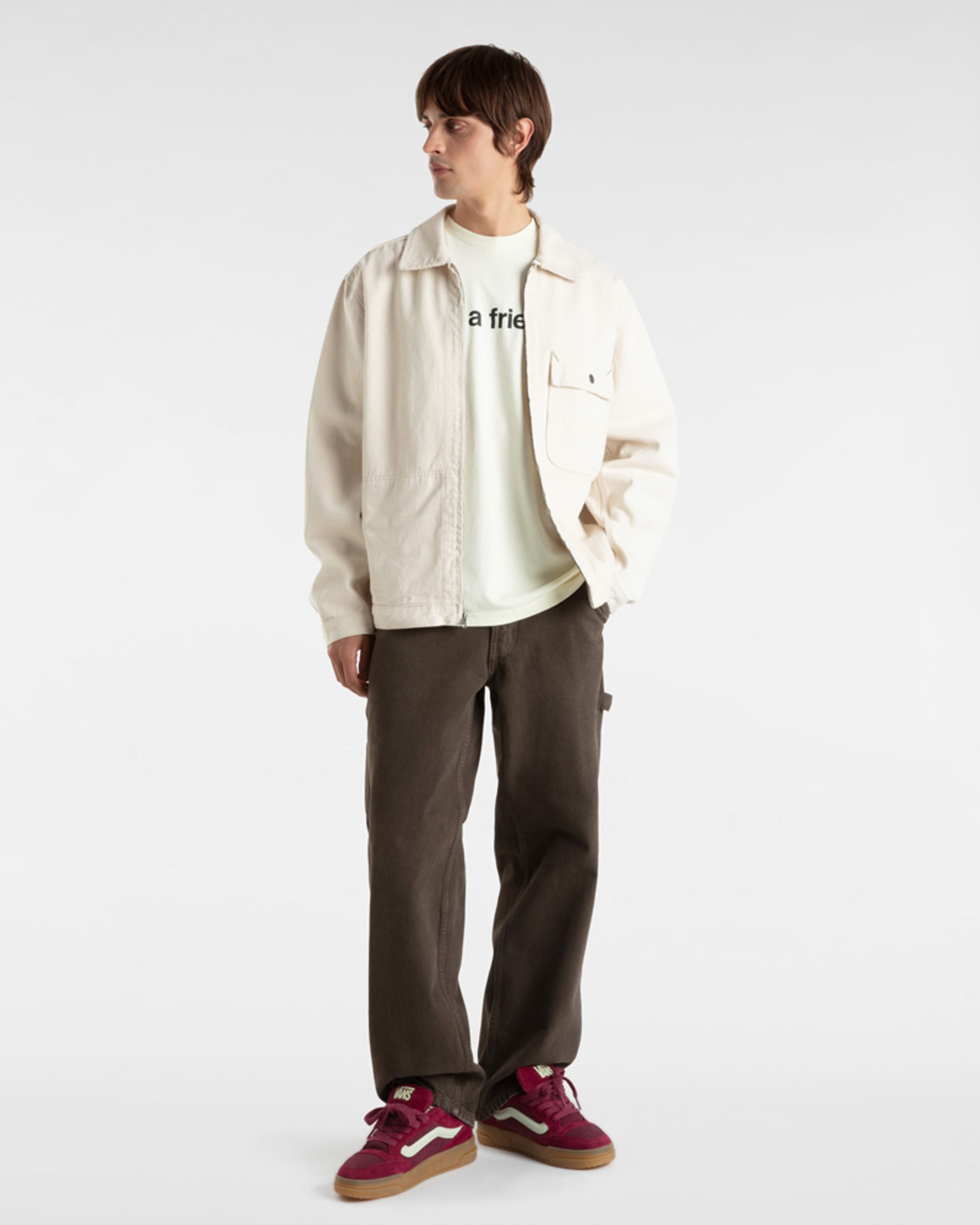 Tshirt Tell a Friend VANS Beige ALT2