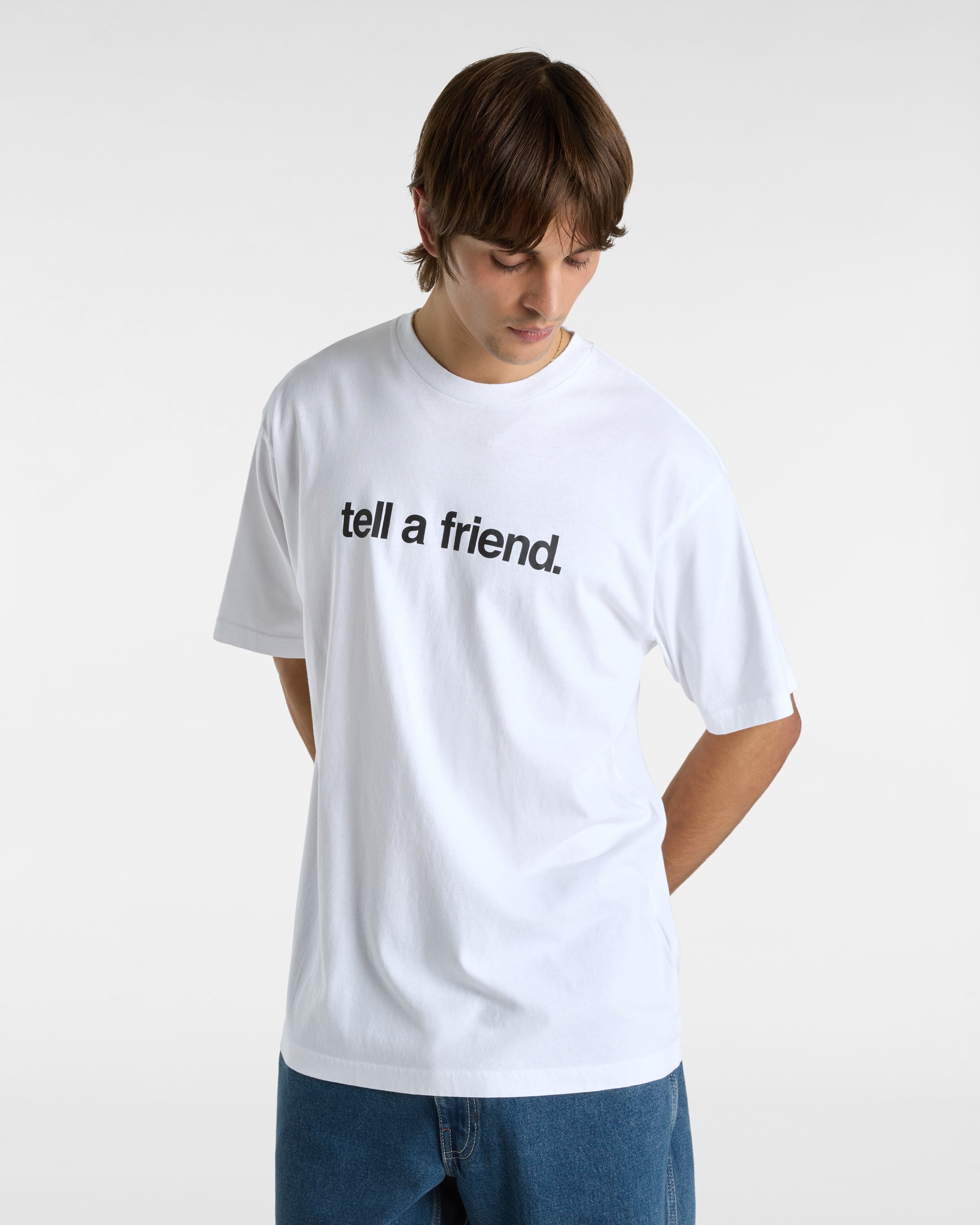 Tshirt Tell a Friend VANS Blanc ALT2