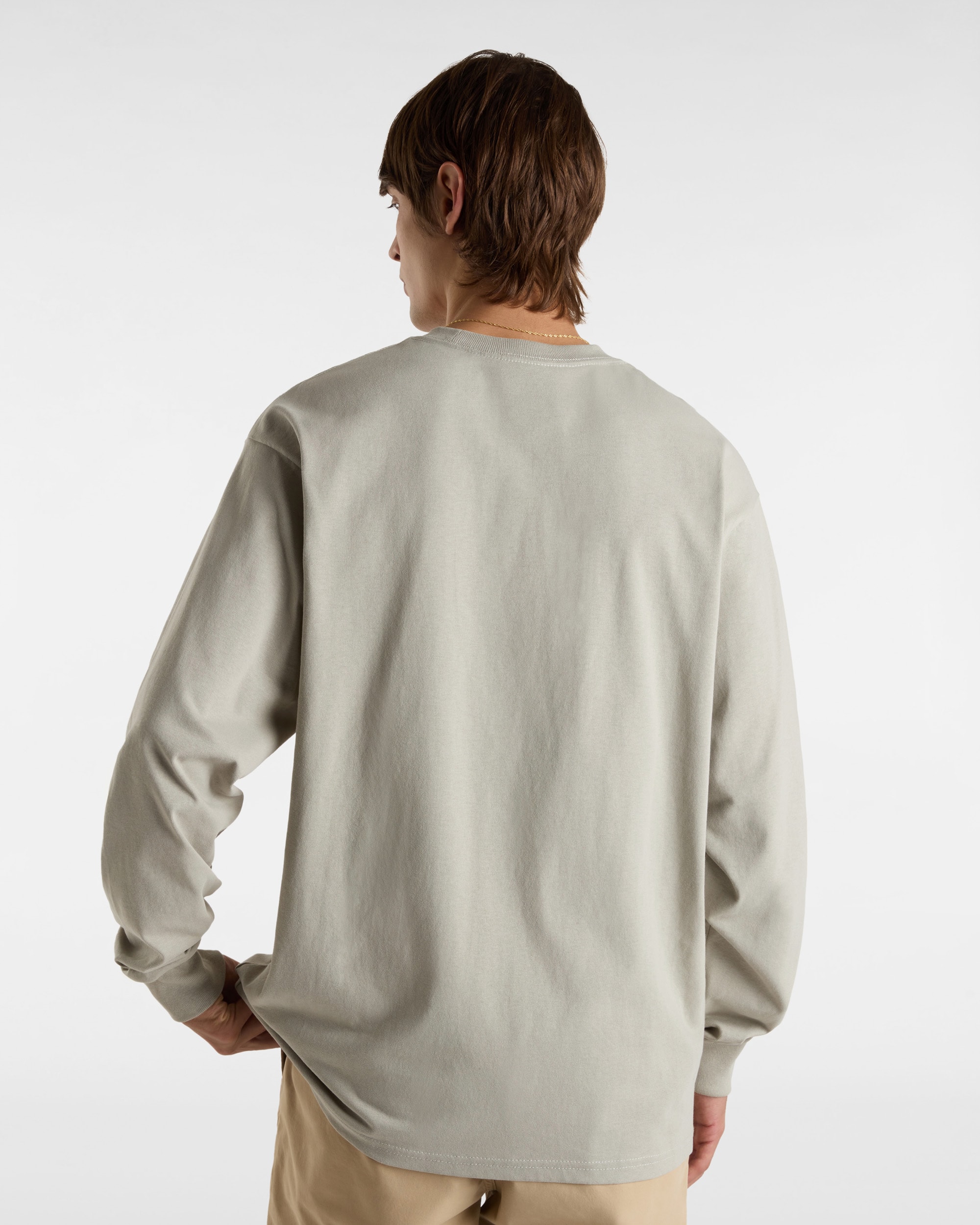 Salton Long Sleeve TShirt VANS Grey ALT3