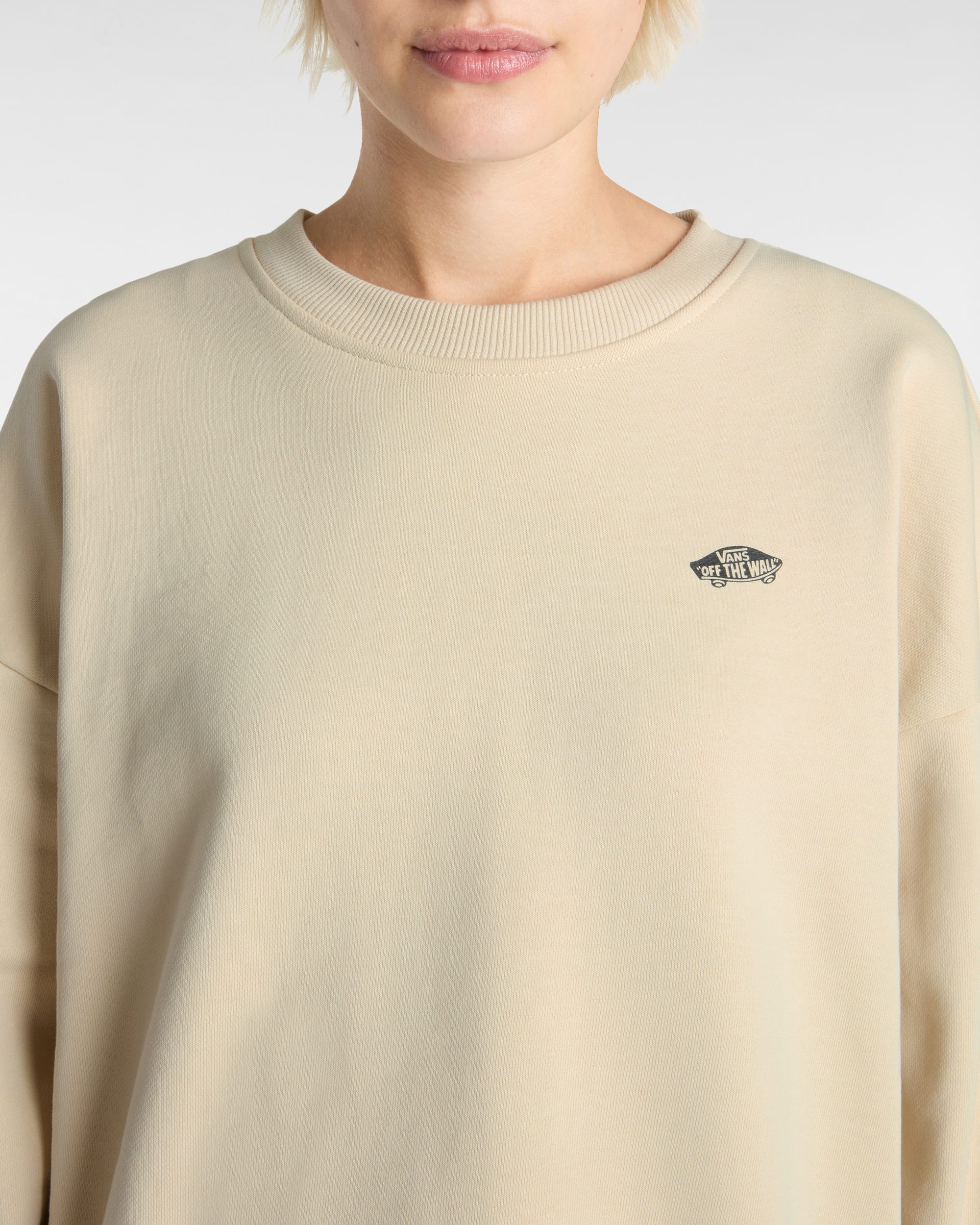 Sweat ras du cou Style 76 VANS Beige ALT6
