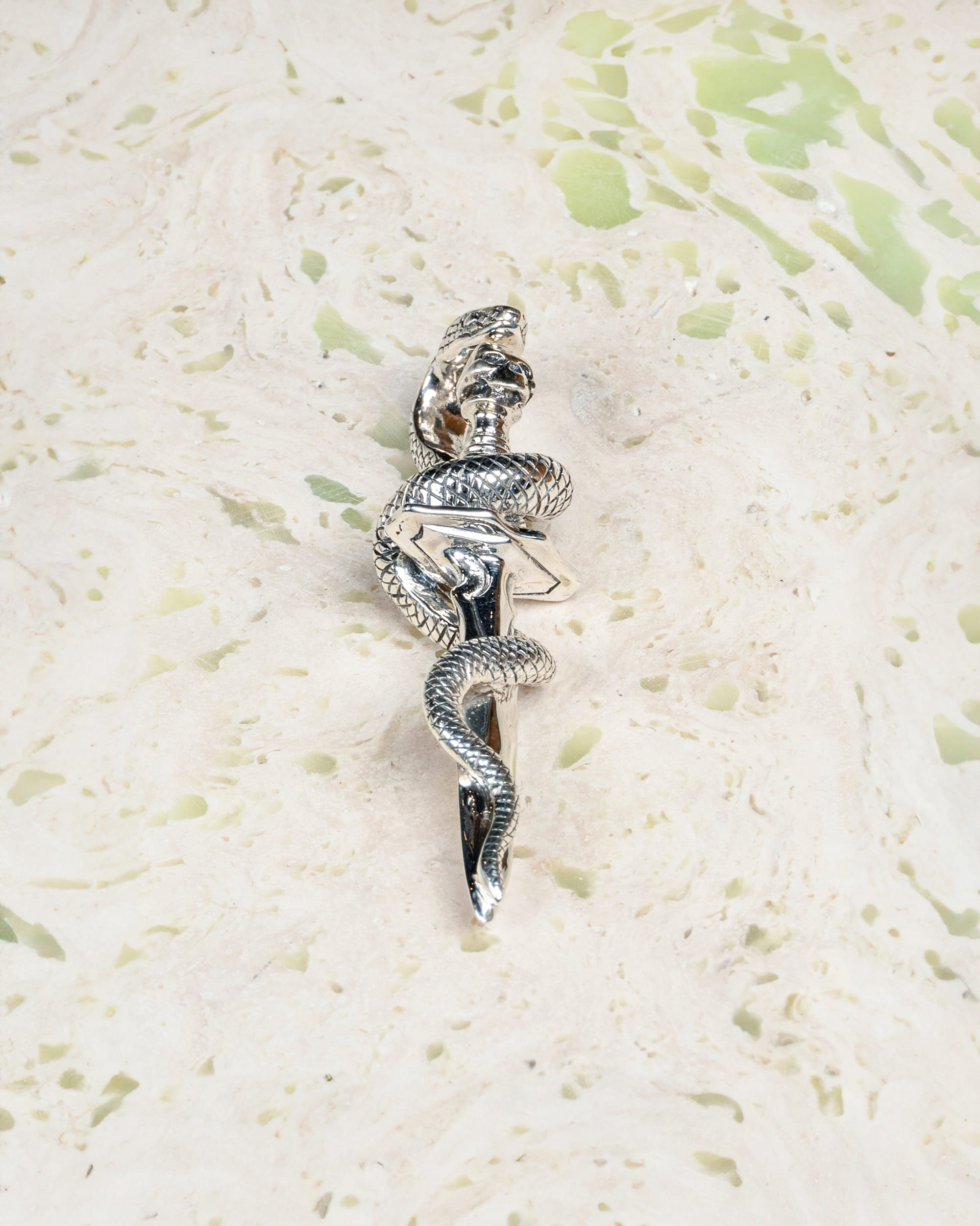 The Frog Skull  Serpent Pendant VANS Grey HERO