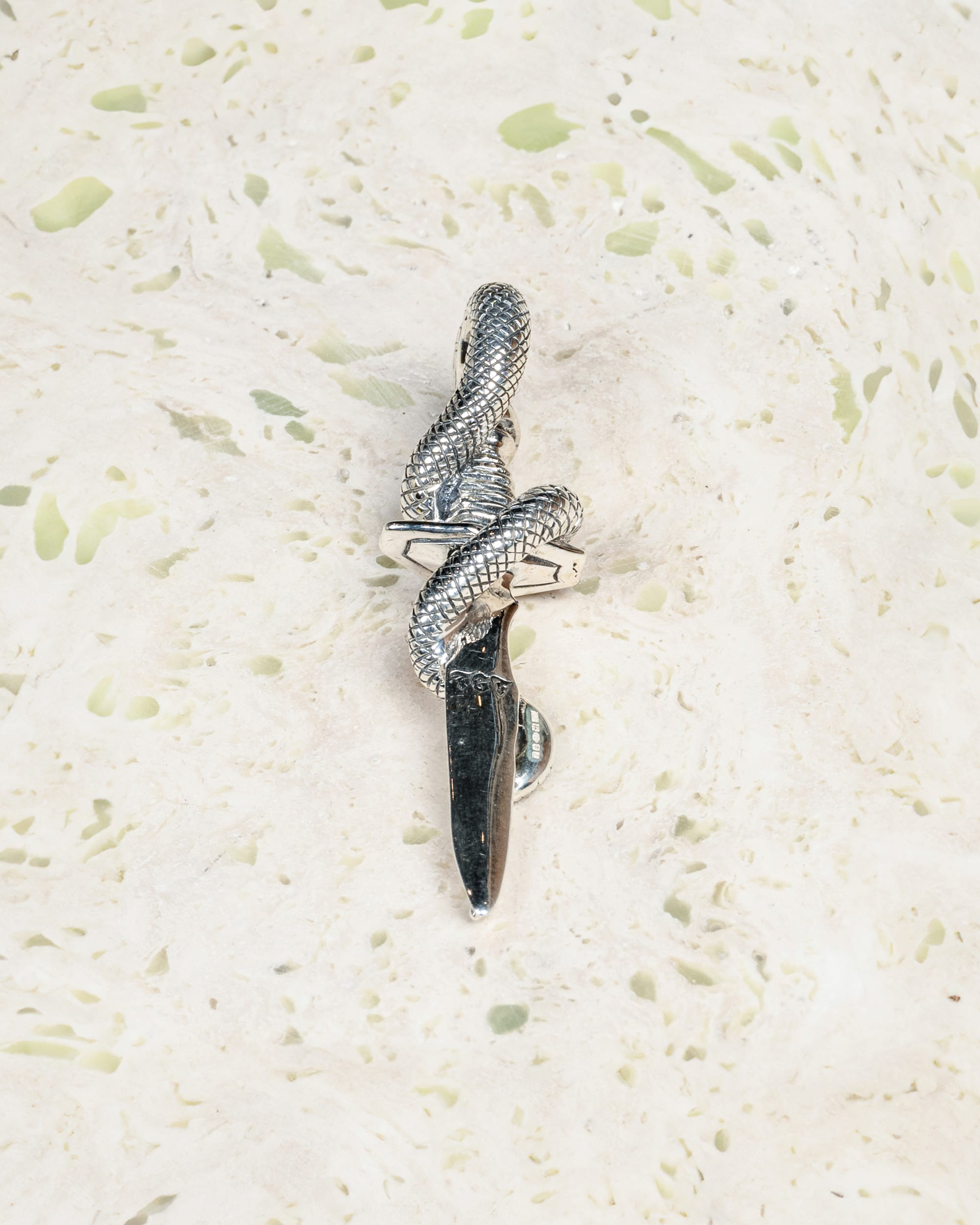 The Frog Skull  Serpent Pendant VANS Grey ALT1