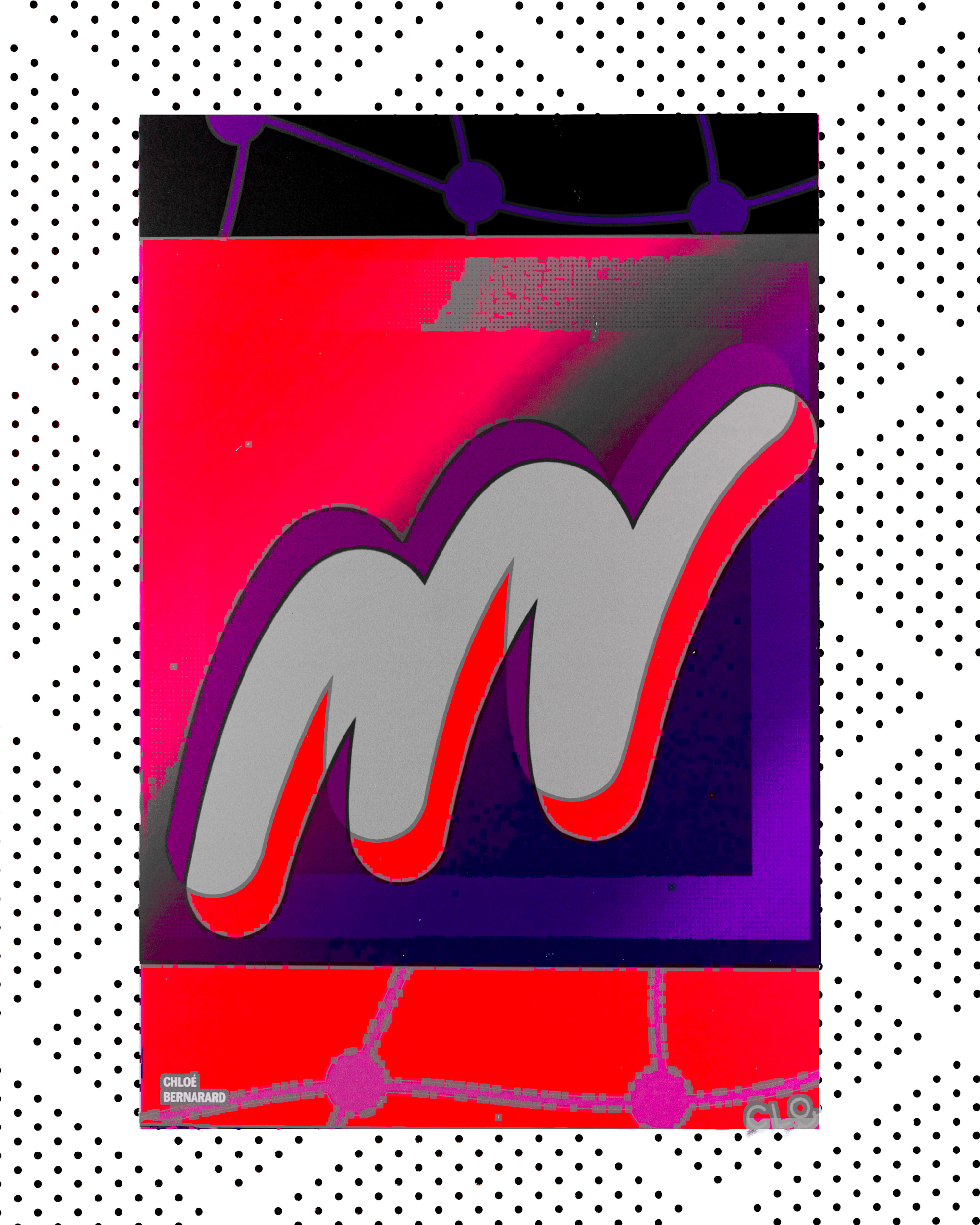 A2 poster  Chlo Bernard VANS Multicolour HERO