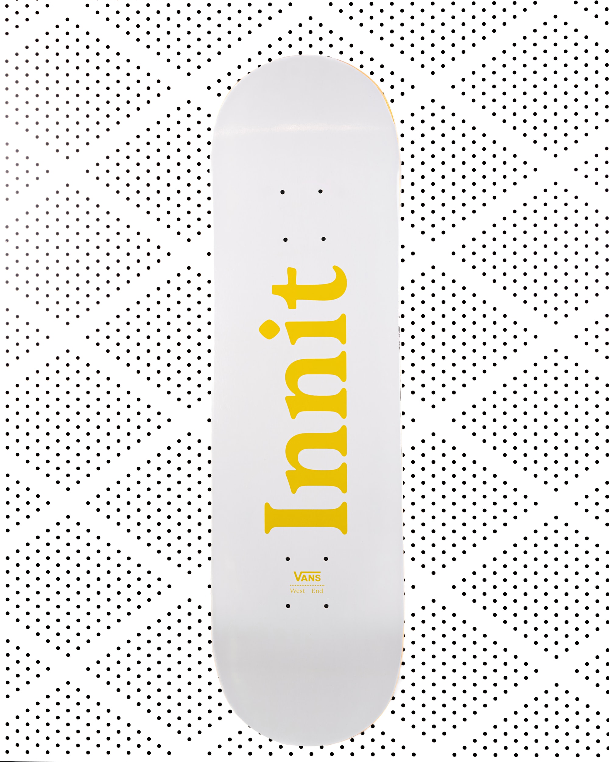 Innit Skate Deck VANS White HERO