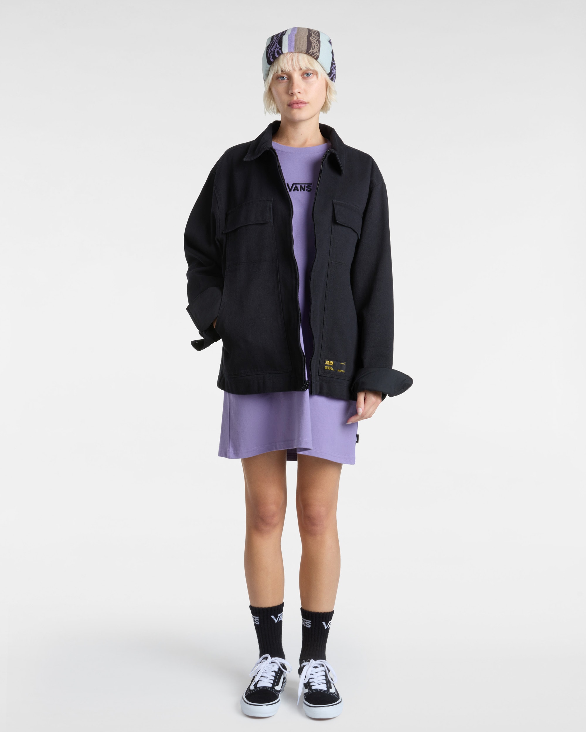 Robe tshirt Centre Vee VANS Violet ALT4