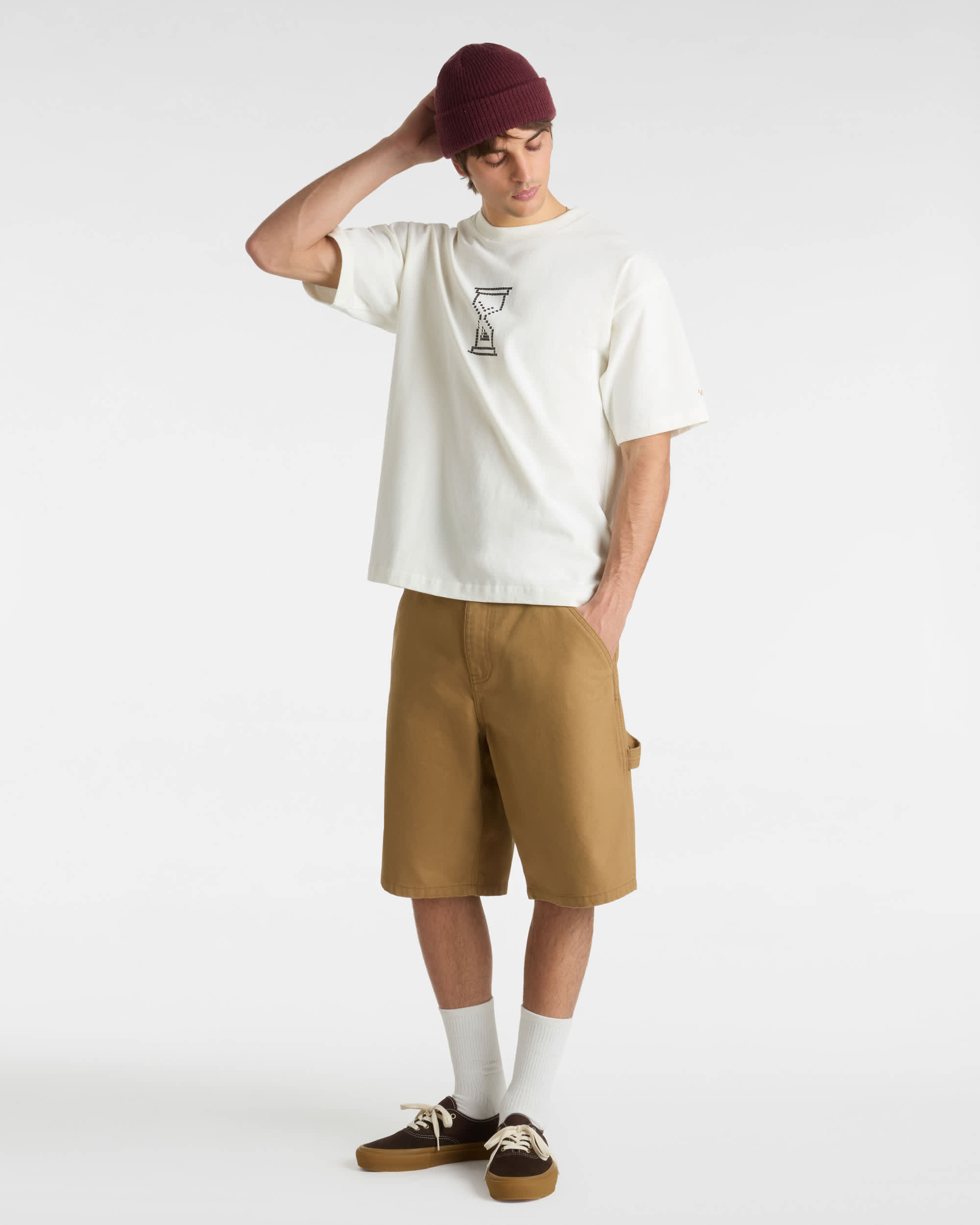 Tshirt Skate Timez Up VANS Blanc ALT4