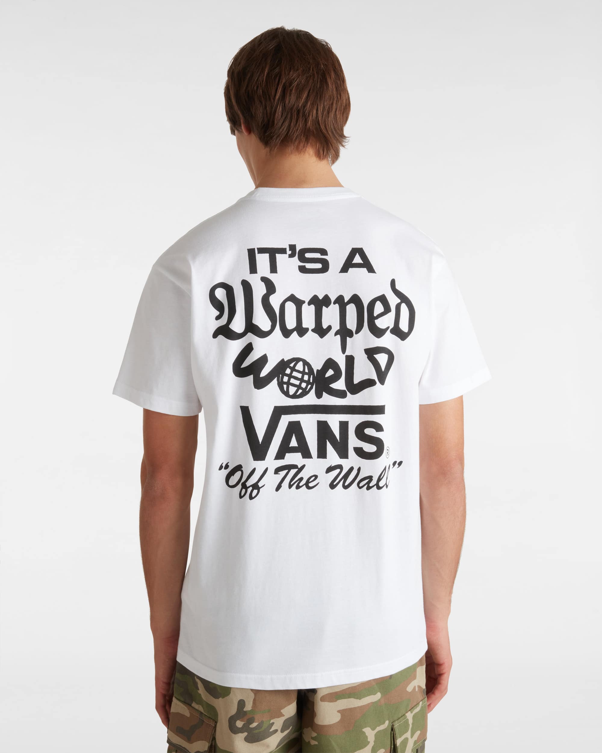 Tshirt Warped World VANS Blanc ALT3