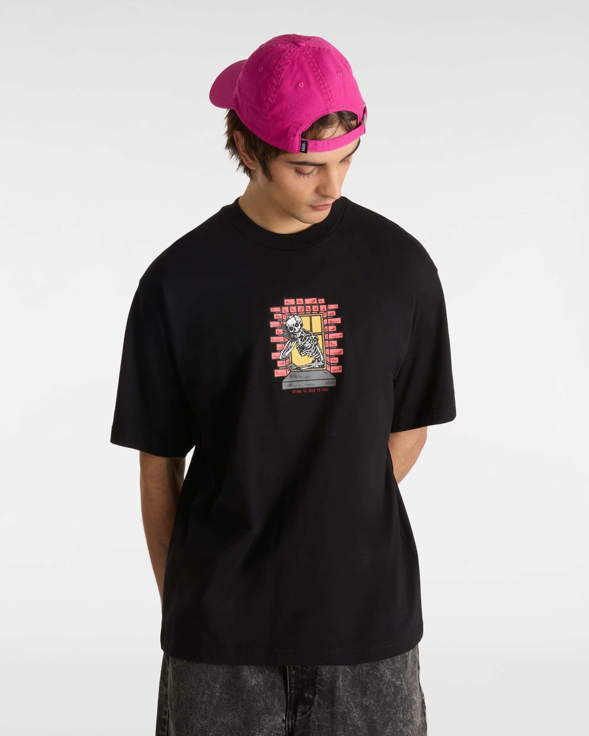 Tshirt Skull Reaper Window VANS Noir ALT2