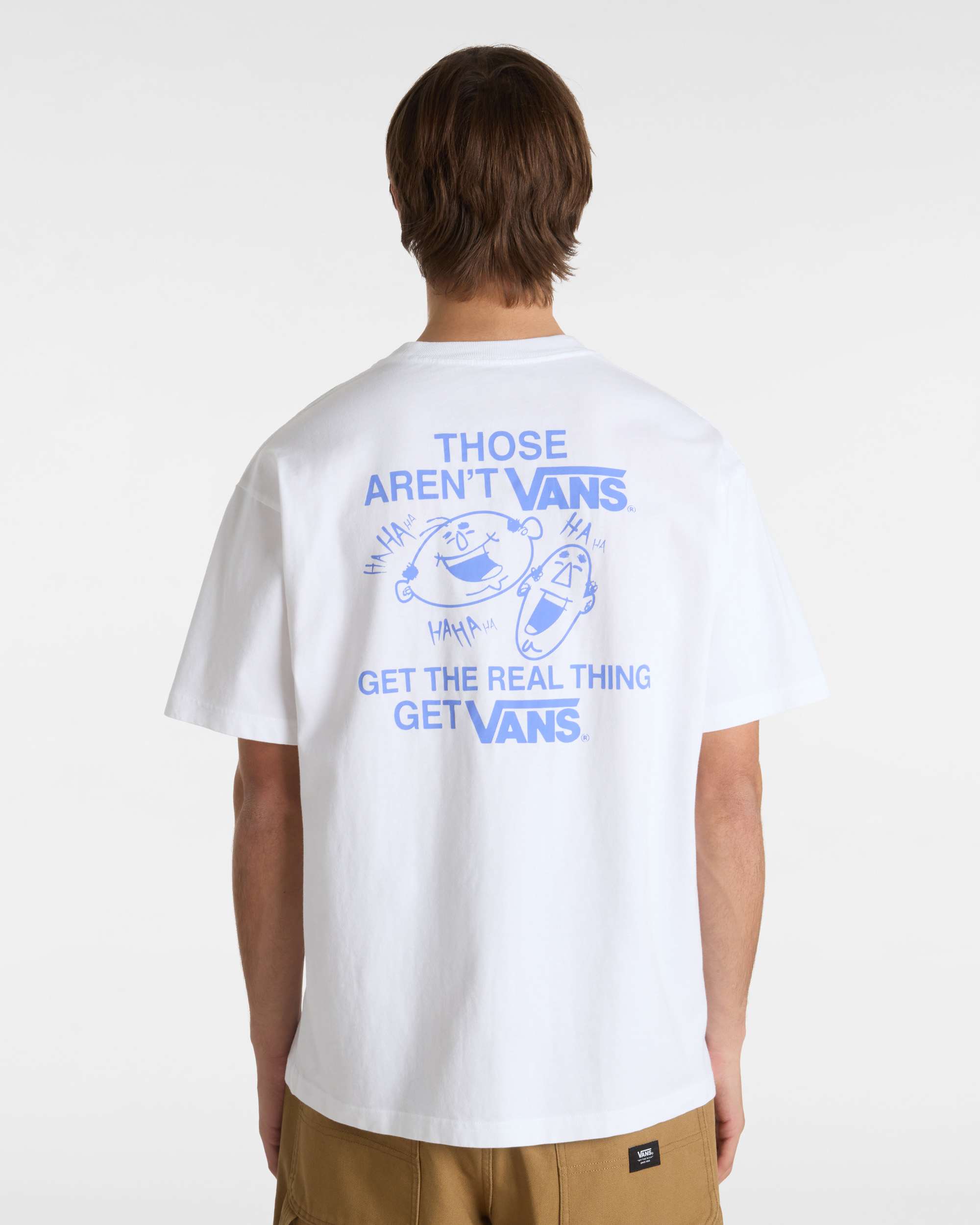 Tshirt Chuckling Duo VANS Blanc ALT3