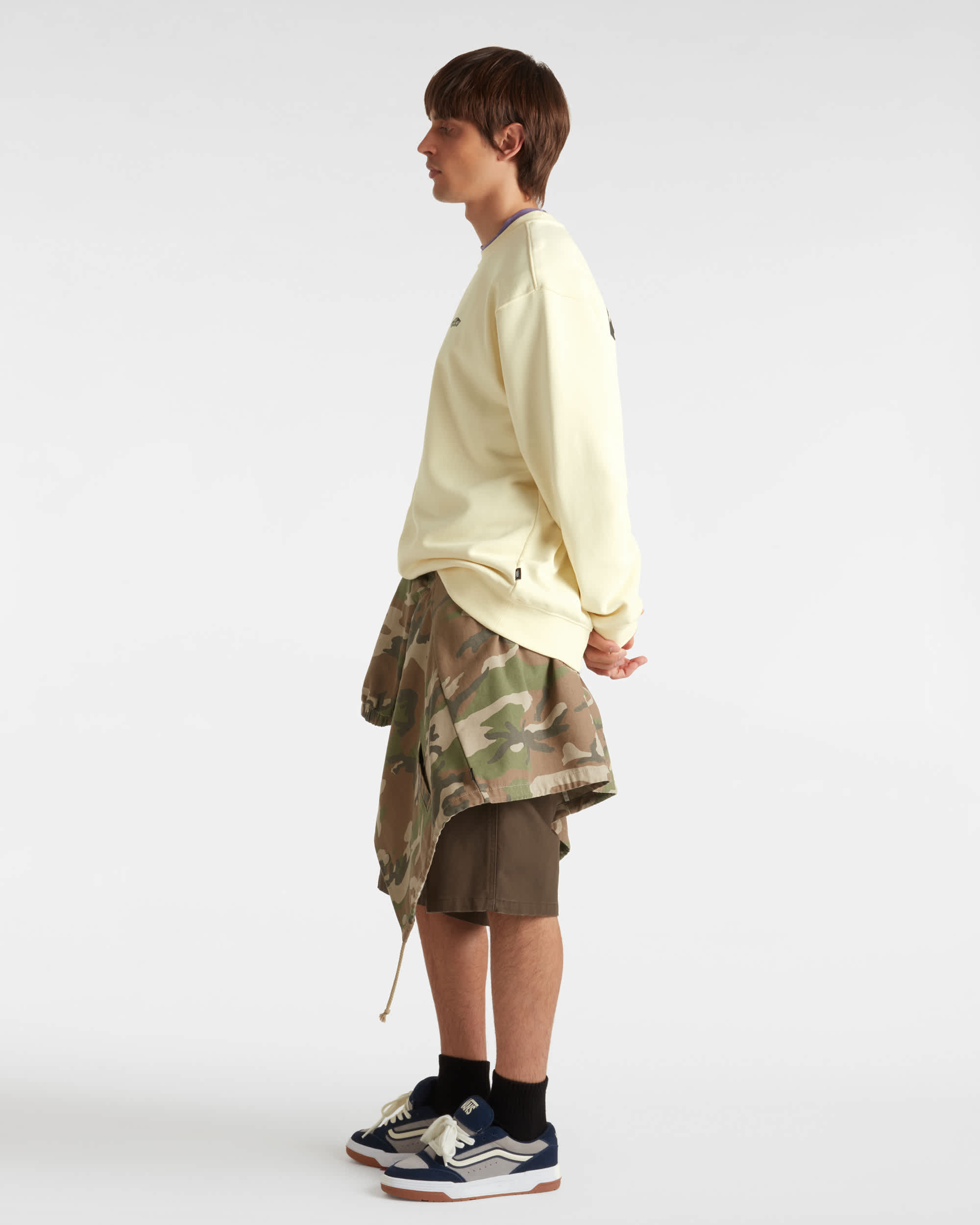 Sweat Style 76 II Crew VANS Beige ALT5