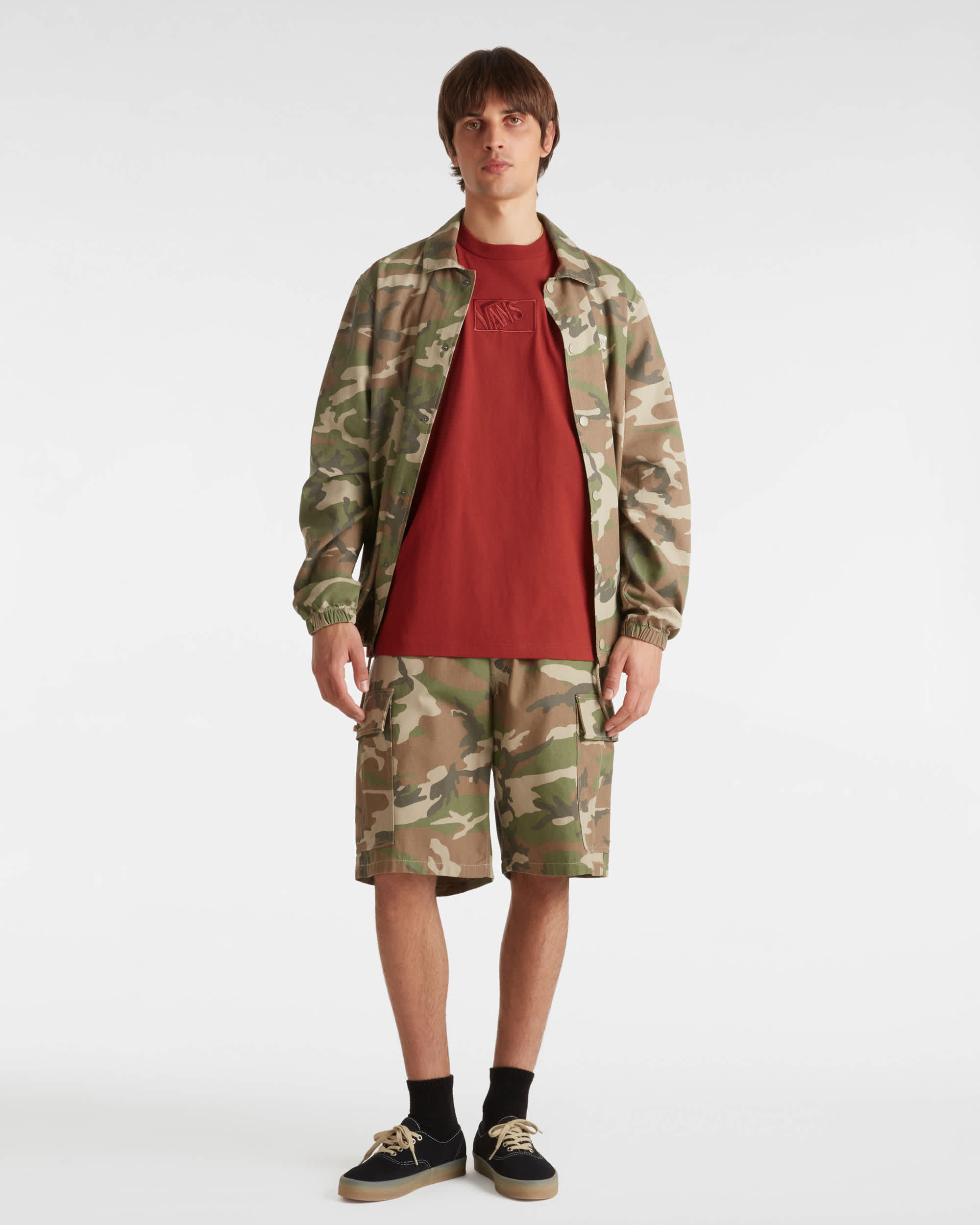 Tshirt Blocked Box VANS Rouge ALT4