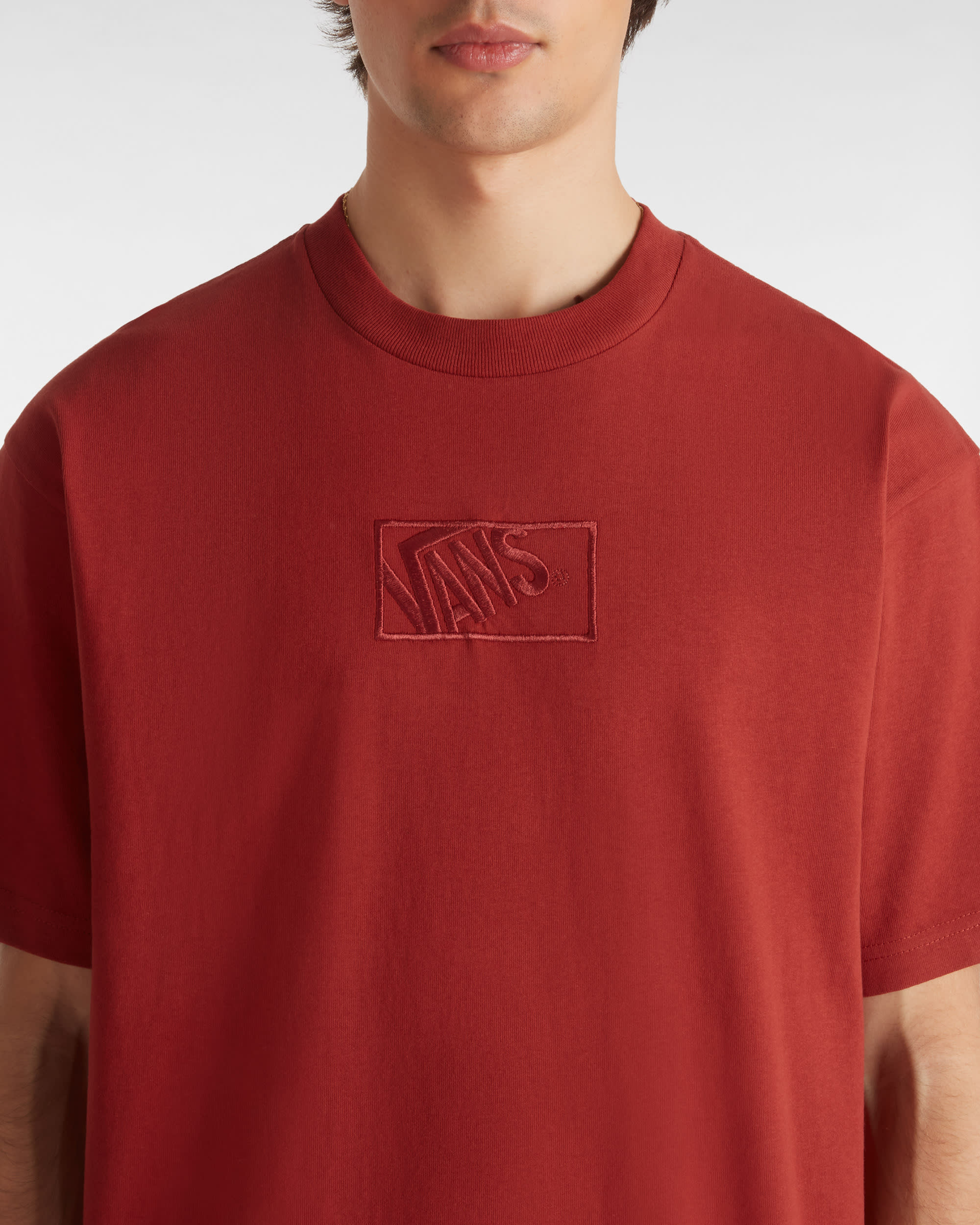 Tshirt Blocked Box VANS Rouge ALT5