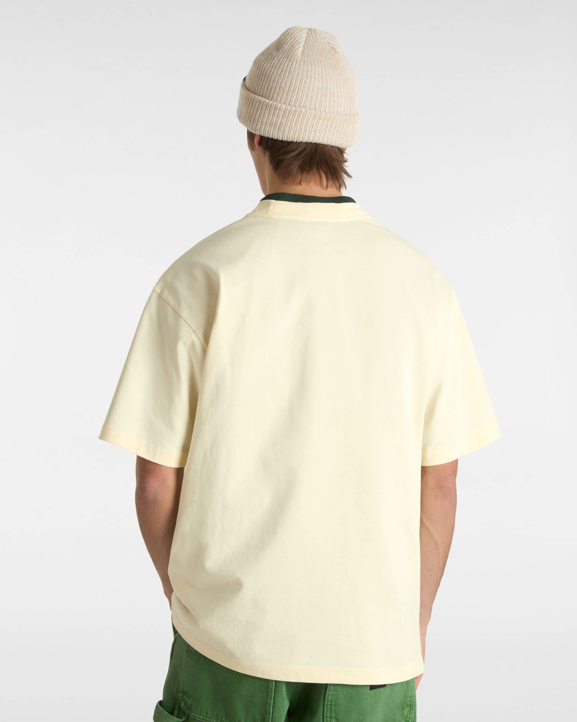 Tshirt Blocked Box Loose VANS Beige ALT3