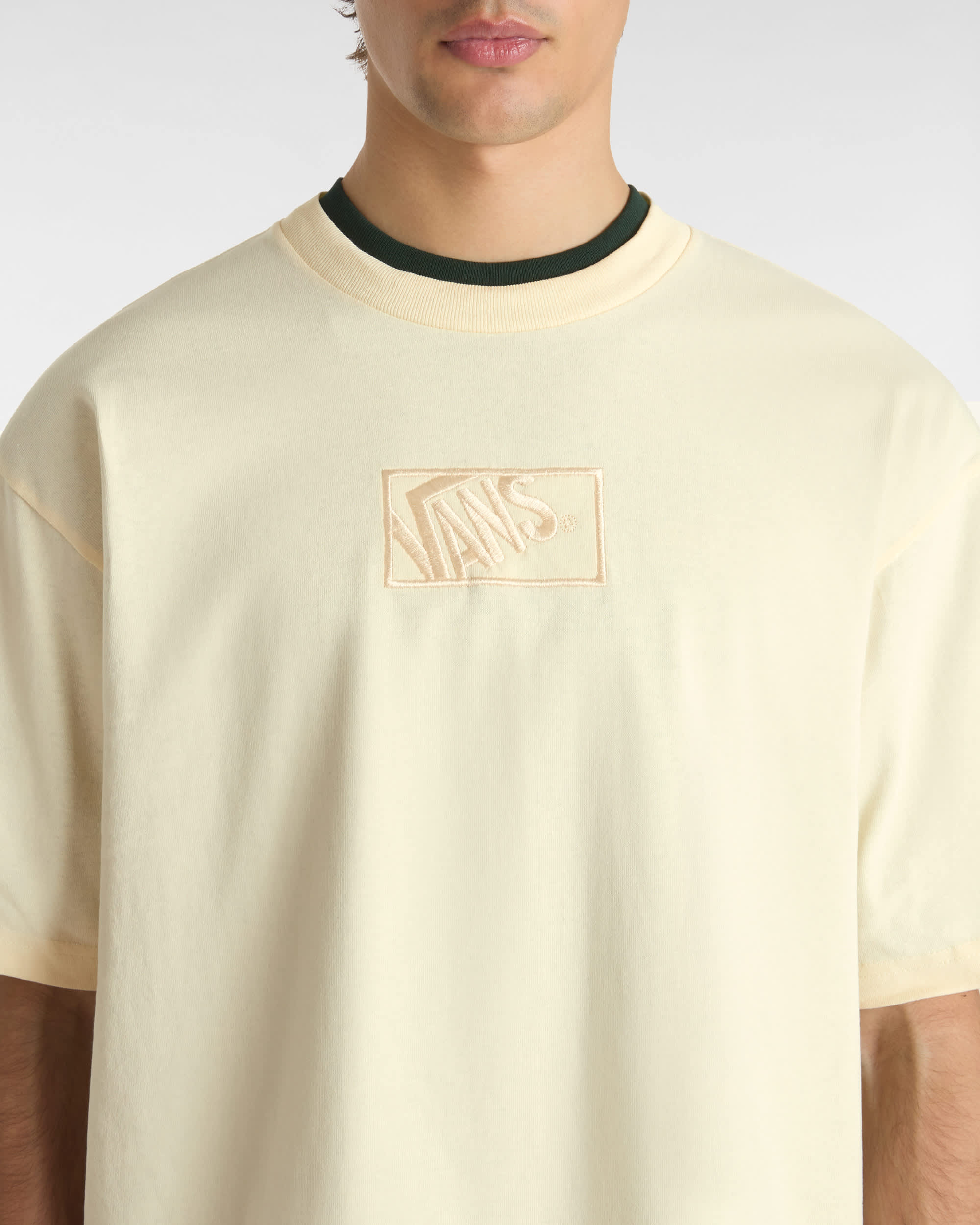 Tshirt Blocked Box Loose VANS Beige ALT5