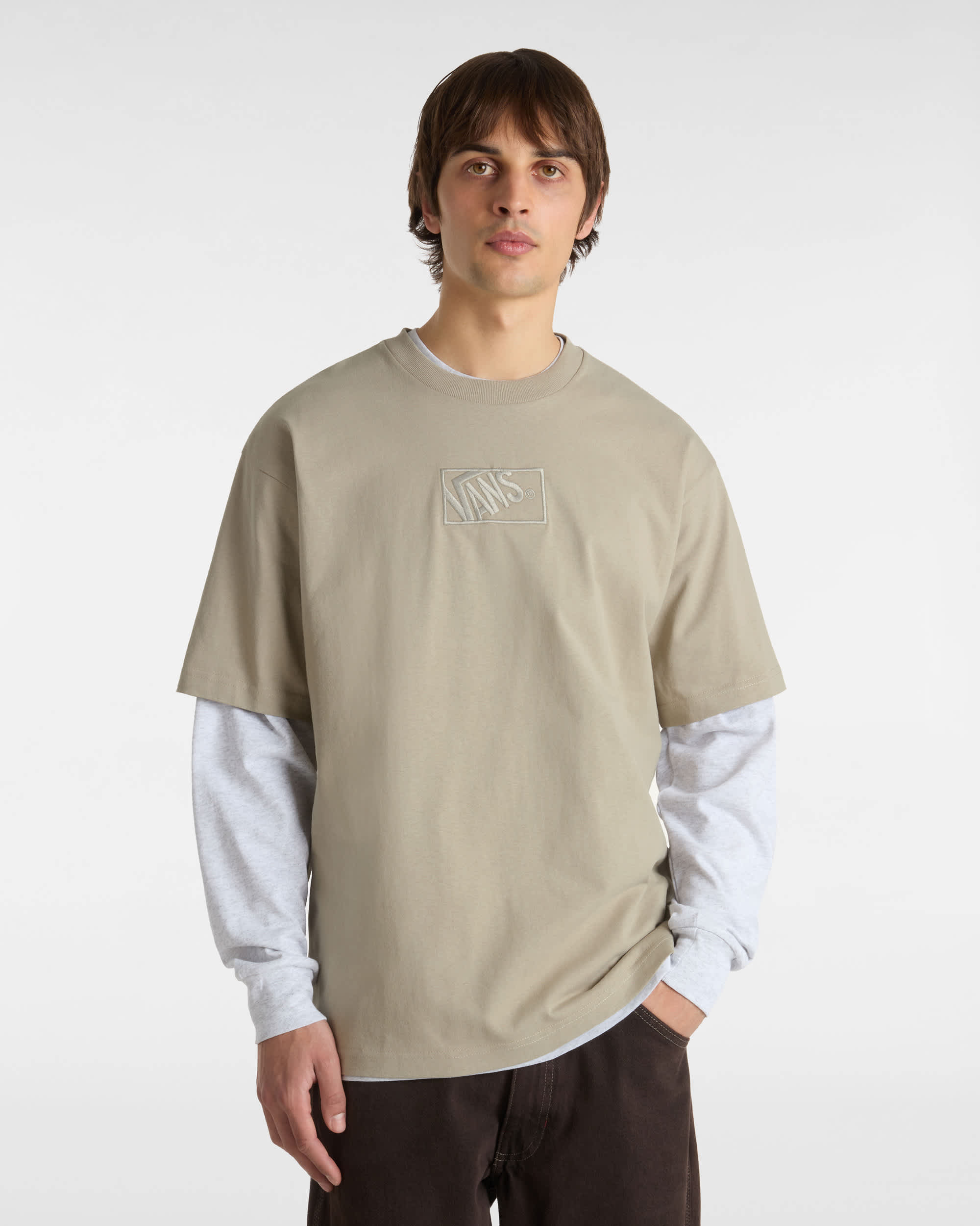 Tshirt Blocked Box Loose VANS Gris ALT2