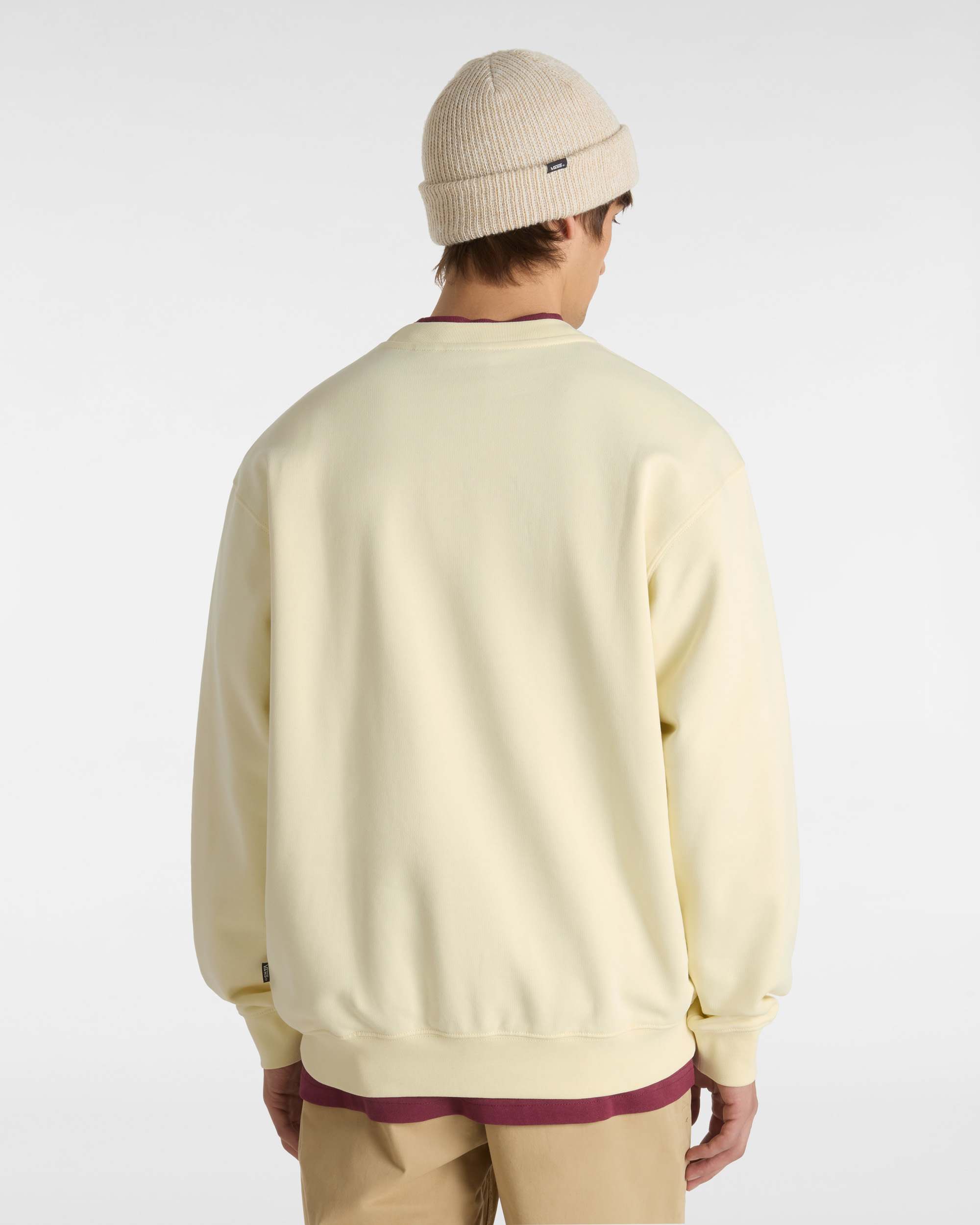 Sweat ras du cou Blocked Box VANS Beige ALT3