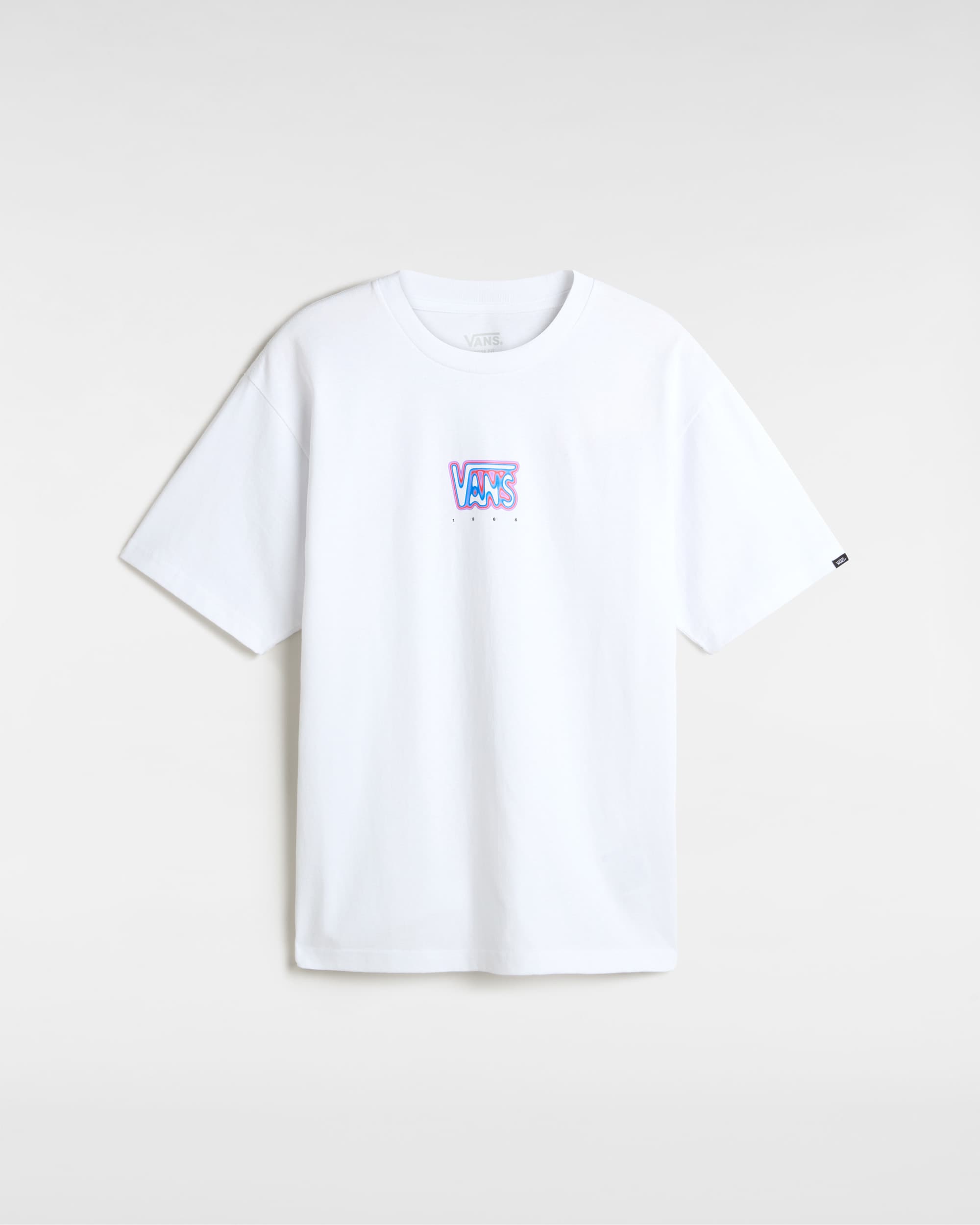 Tshirt Heat Map Skull VANS Blanc HERO