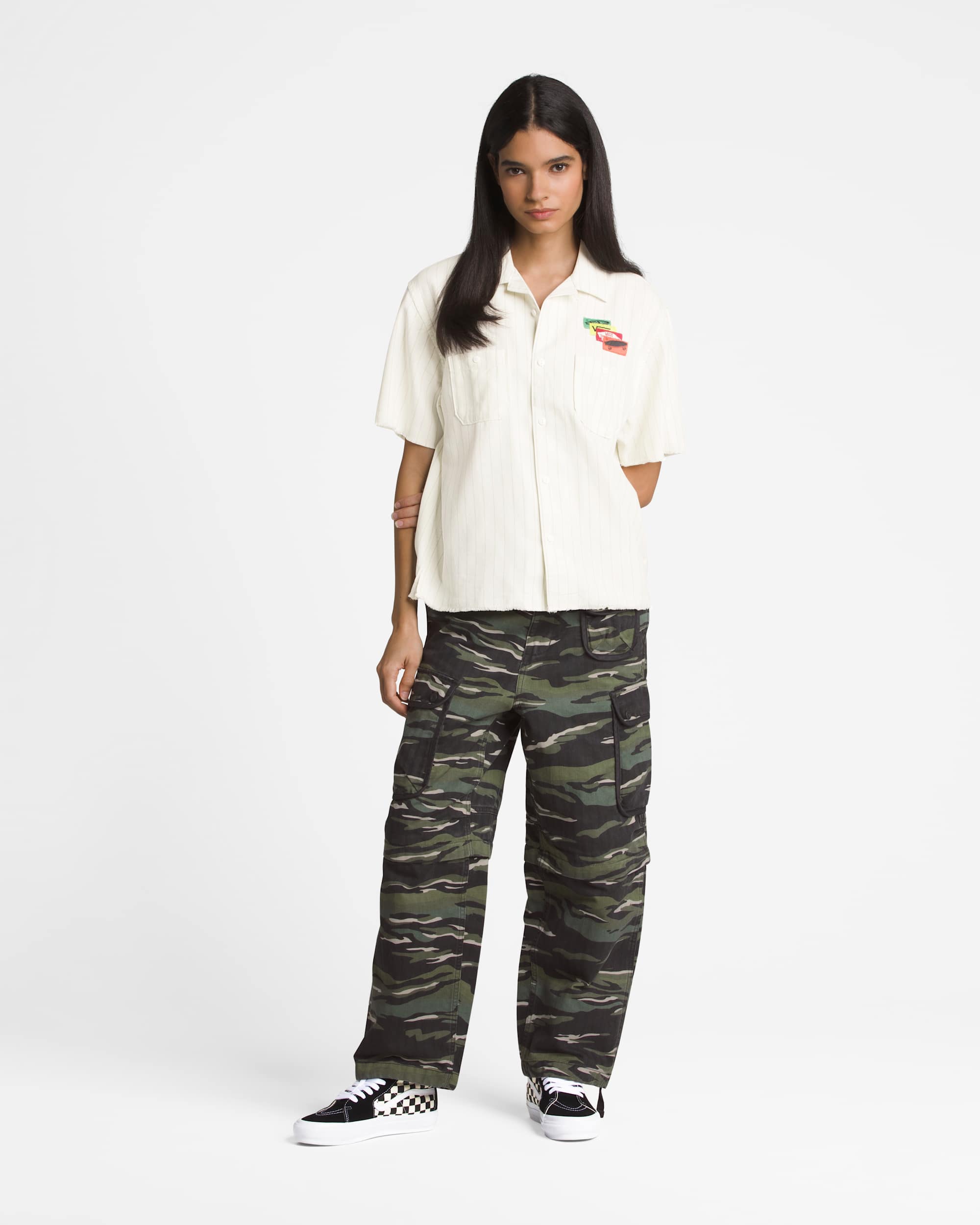 Pantalon cargo Premium Terrain VANS VertMarron ALT3