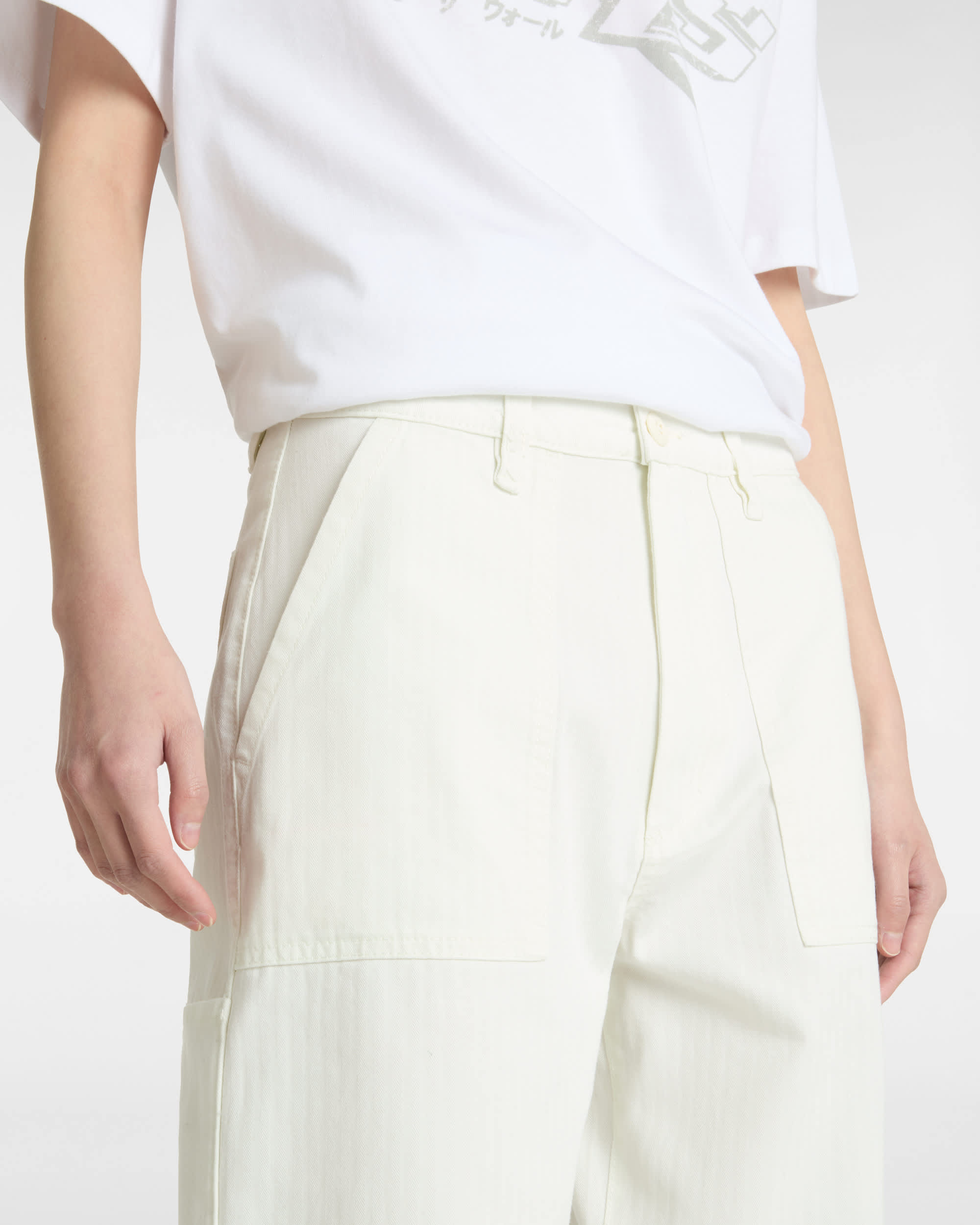 Pantalon Union Carpenter VANS Blanc ALT6