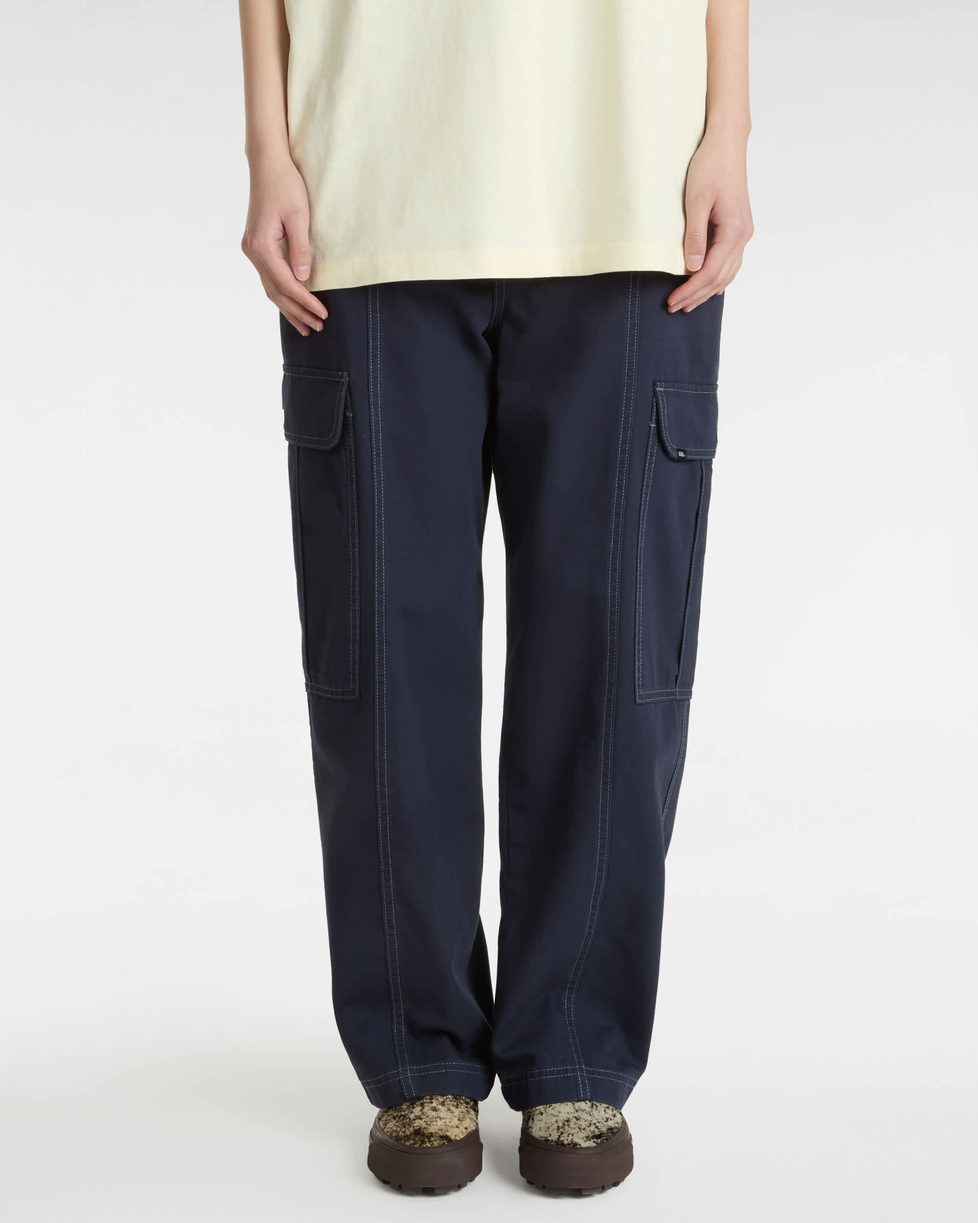 Canvas Sidewalk Hose VANS Blau ALT2