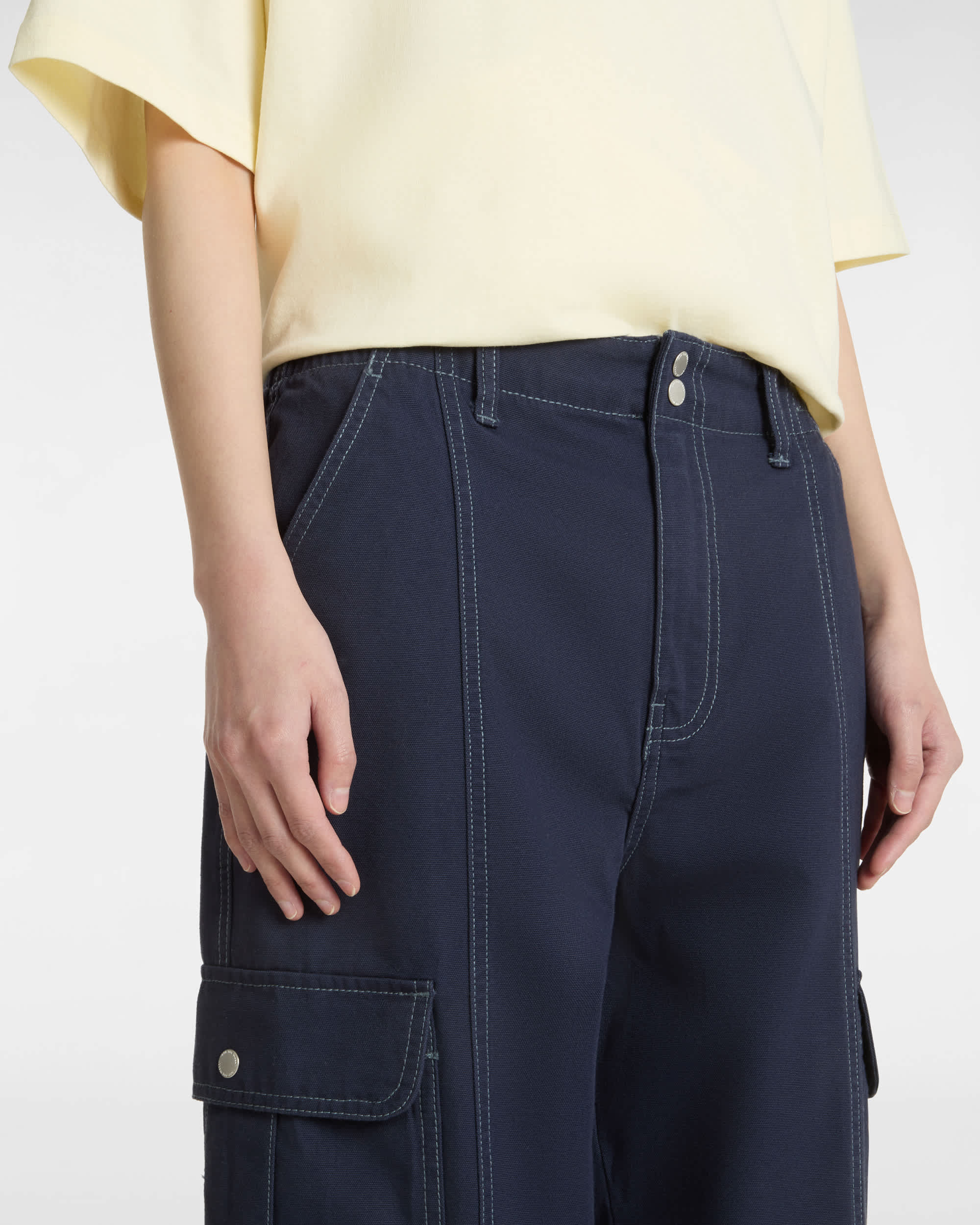 Canvas Sidewalk Hose VANS Blau ALT6