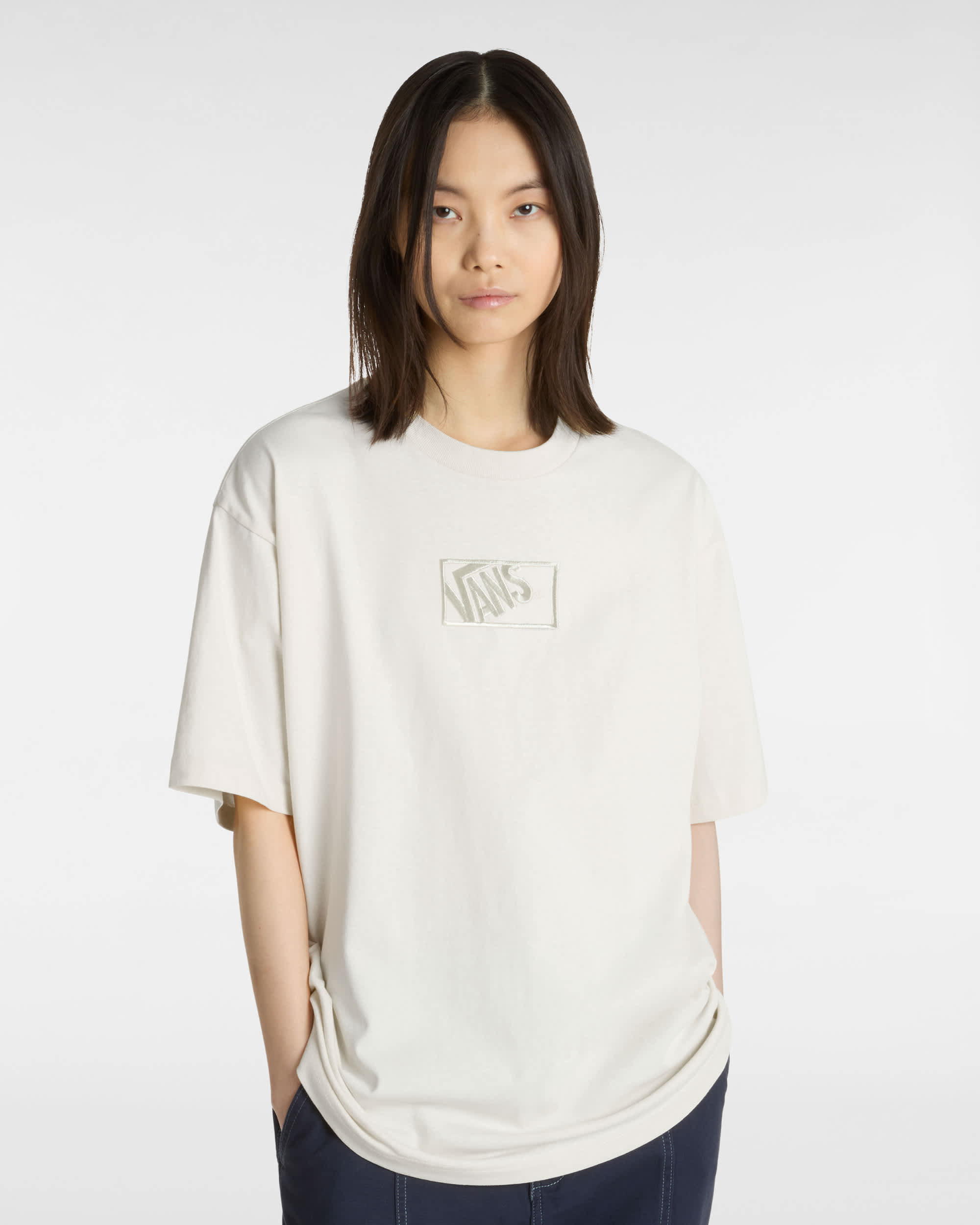 Tshirt Blocked Box Loose VANS Blanc ALT7