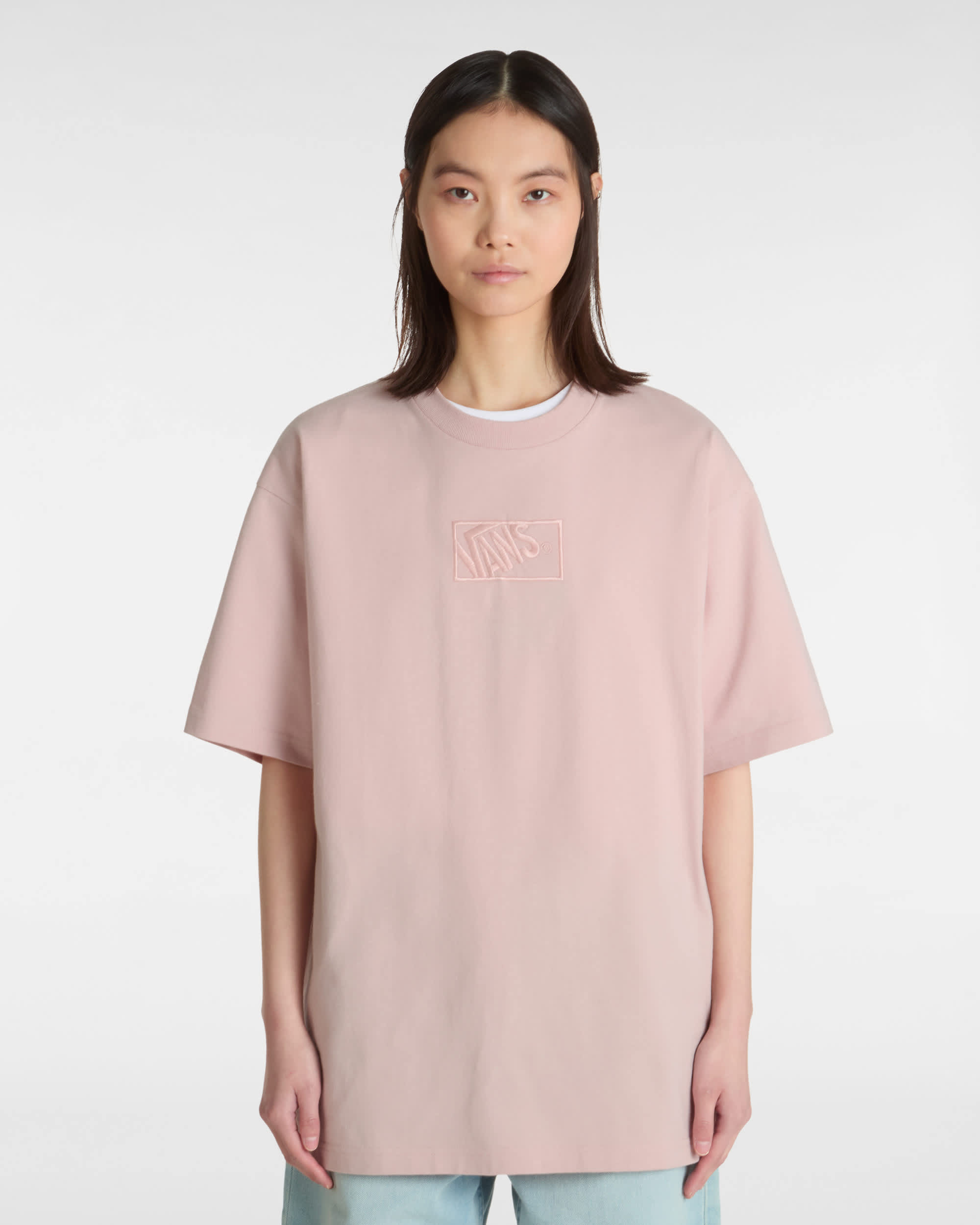 Tshirt Blocked Box VANS Rose ALT2