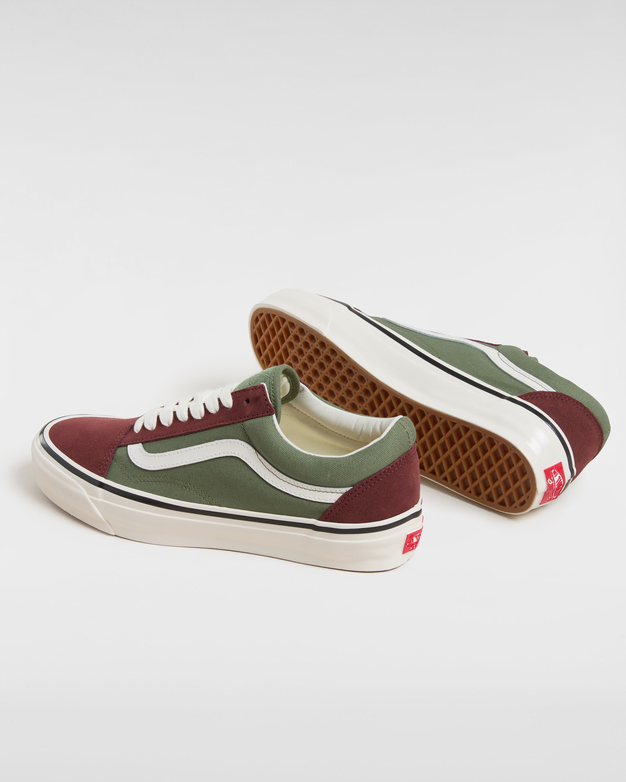 Chaussures Premium Old Skool VANS VertMarron ALT4