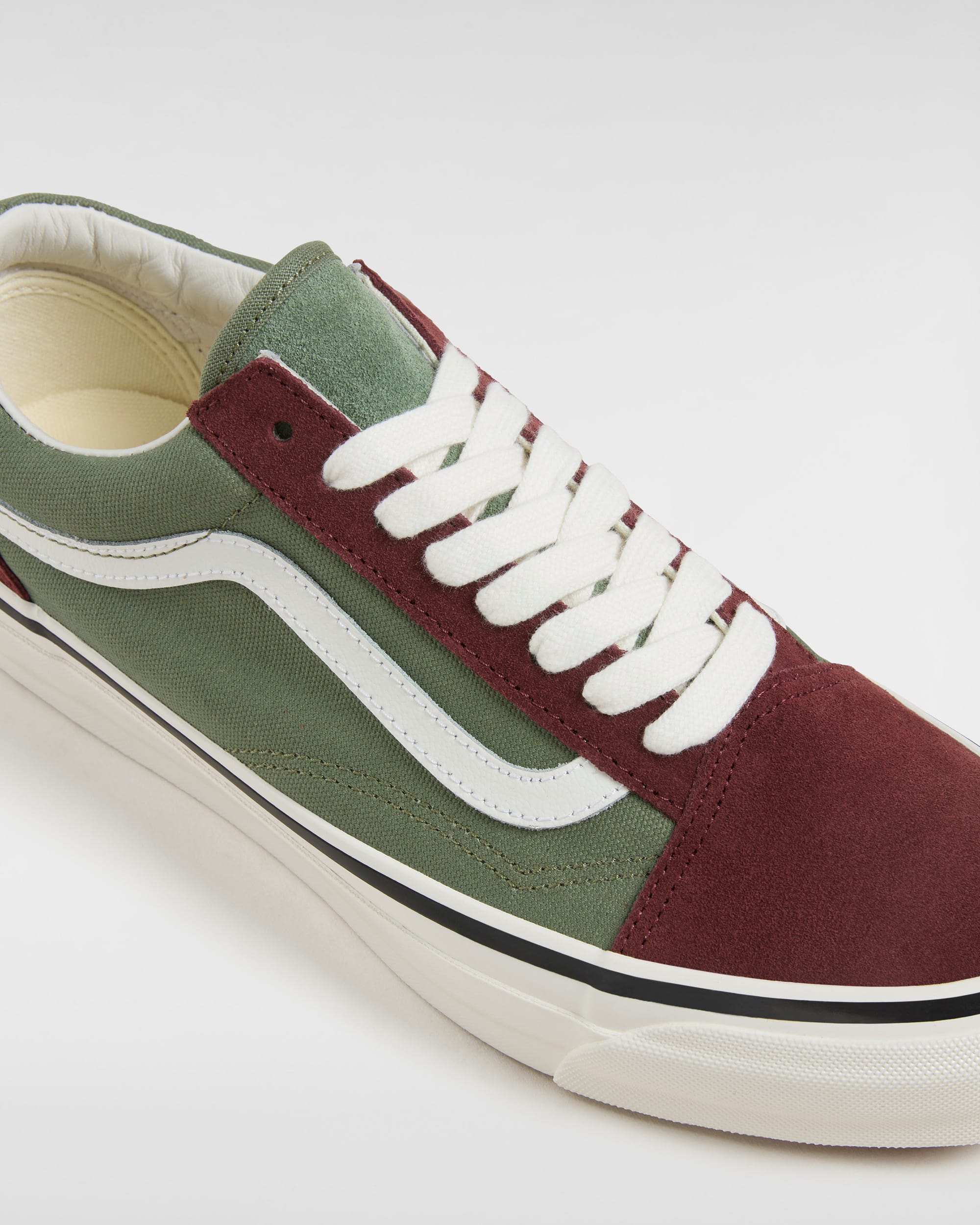 Chaussures Premium Old Skool VANS VertMarron ALT5
