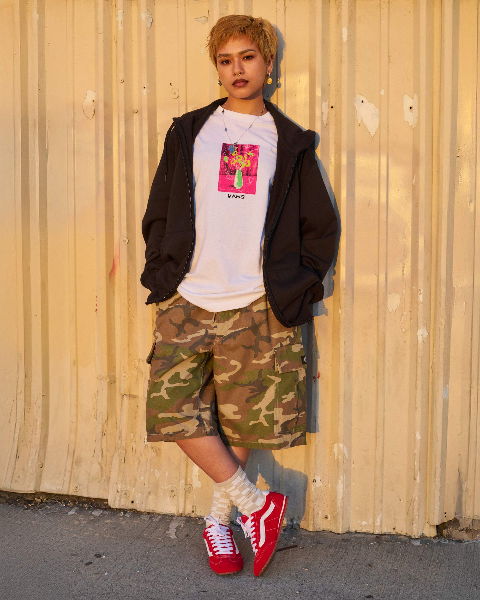 Chaussures Super Lowpro VANS Rouge ALT6