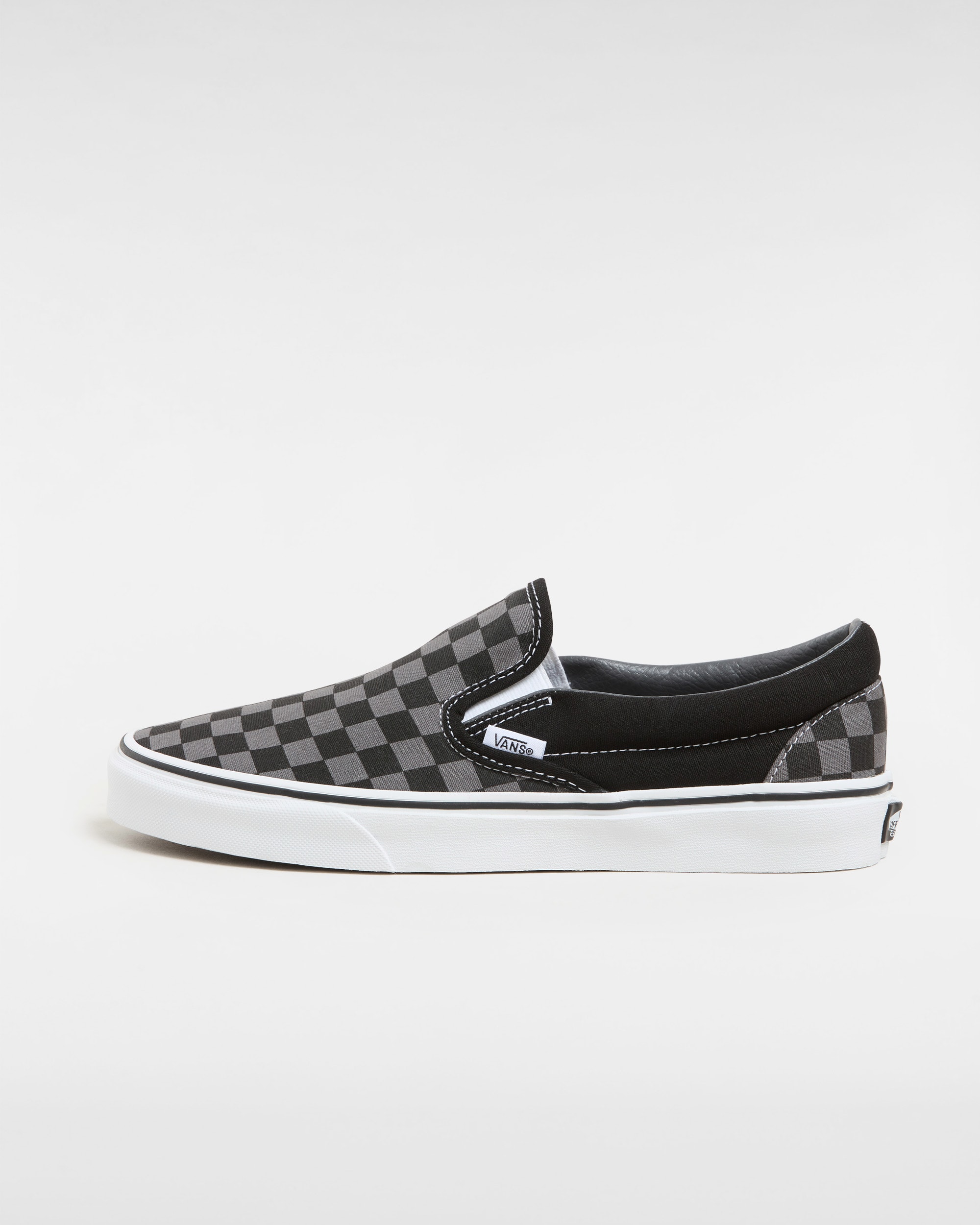 Chaussures Checkerboard Classic SlipOn VANS NoirGris ALT6